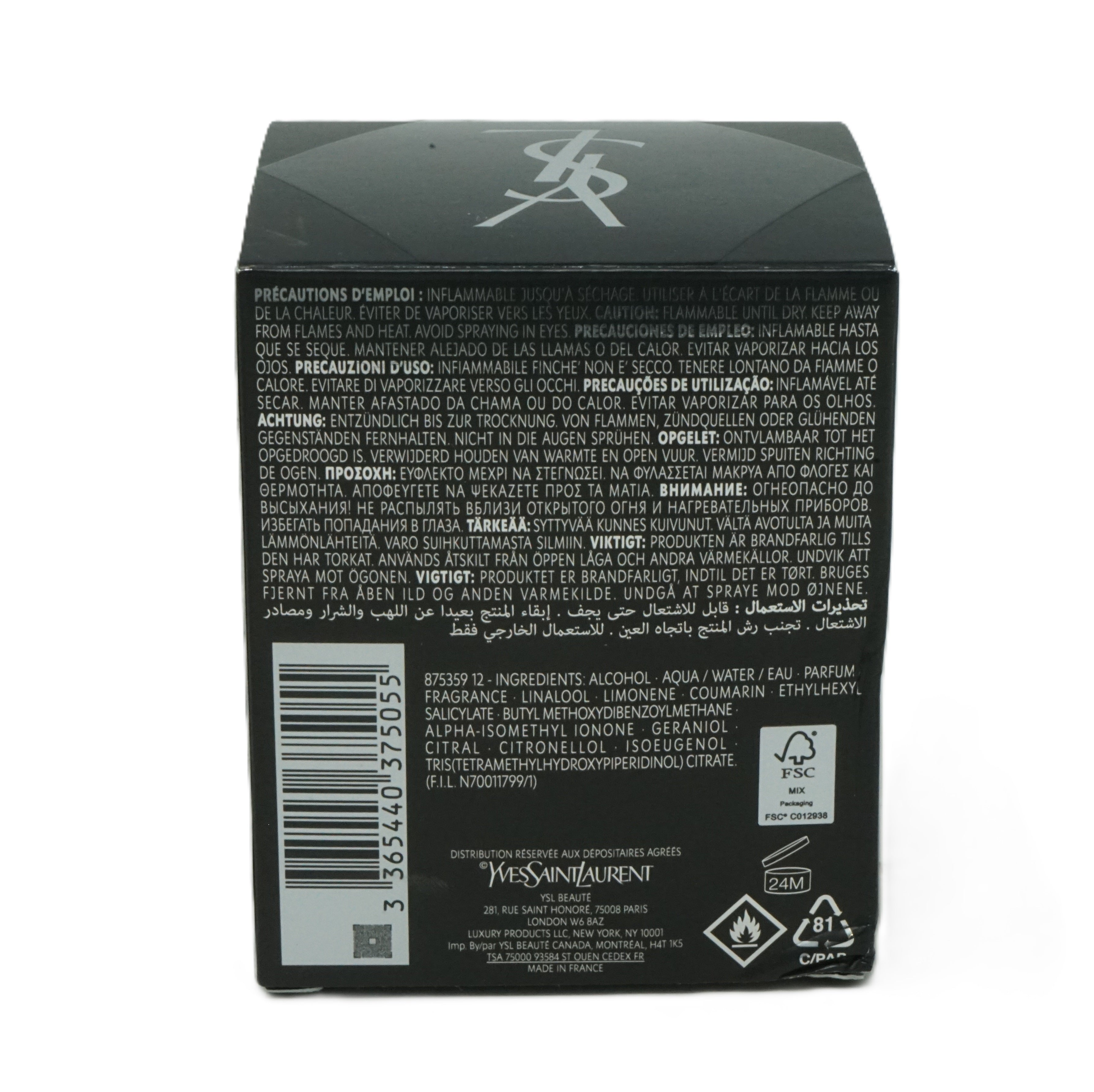 Yves Saint Laurent La Nuit de L'Homme Eau de Toilette 60 ml