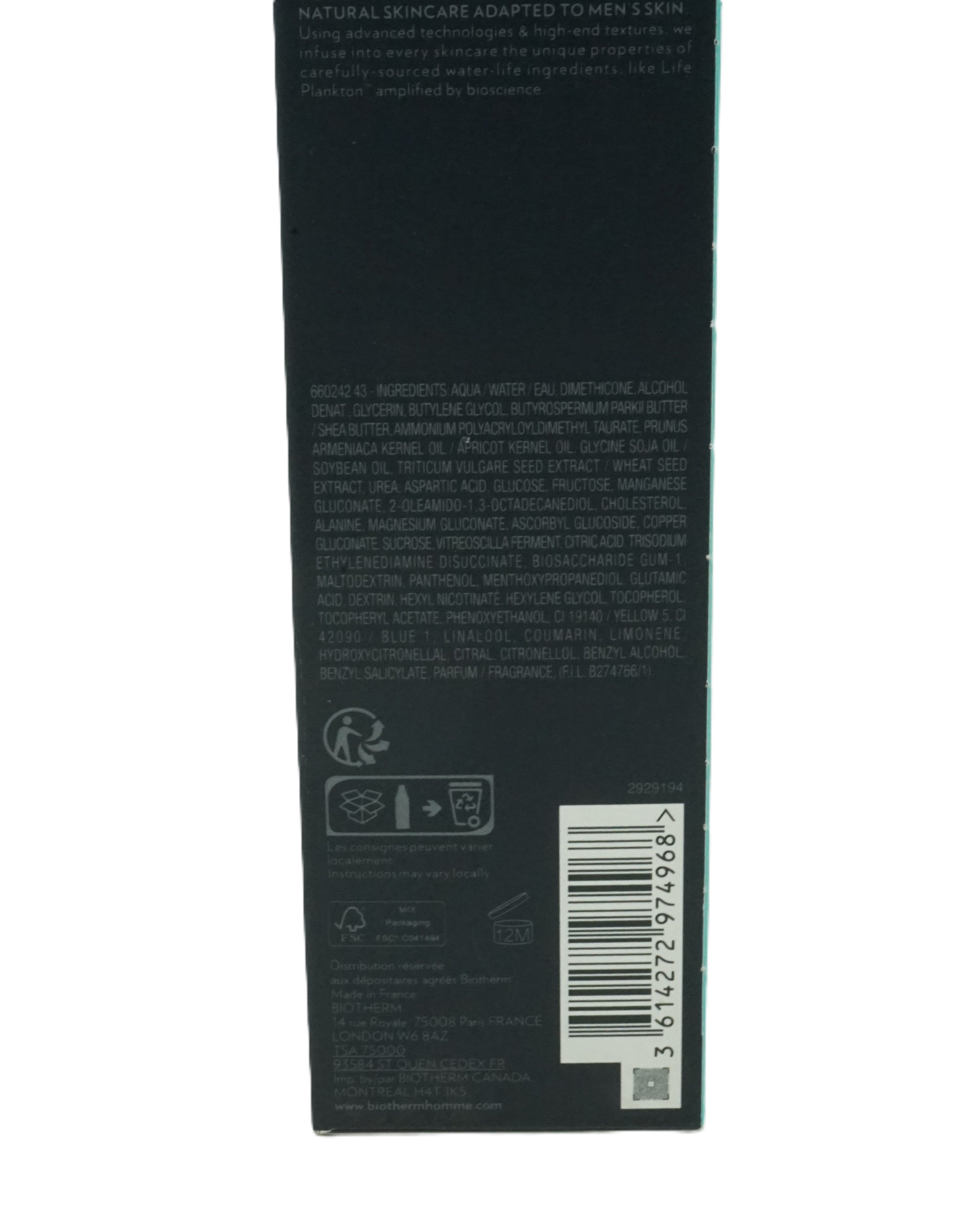Biotherm Homme Aquapower Advanced Gel Dryness 75 ml