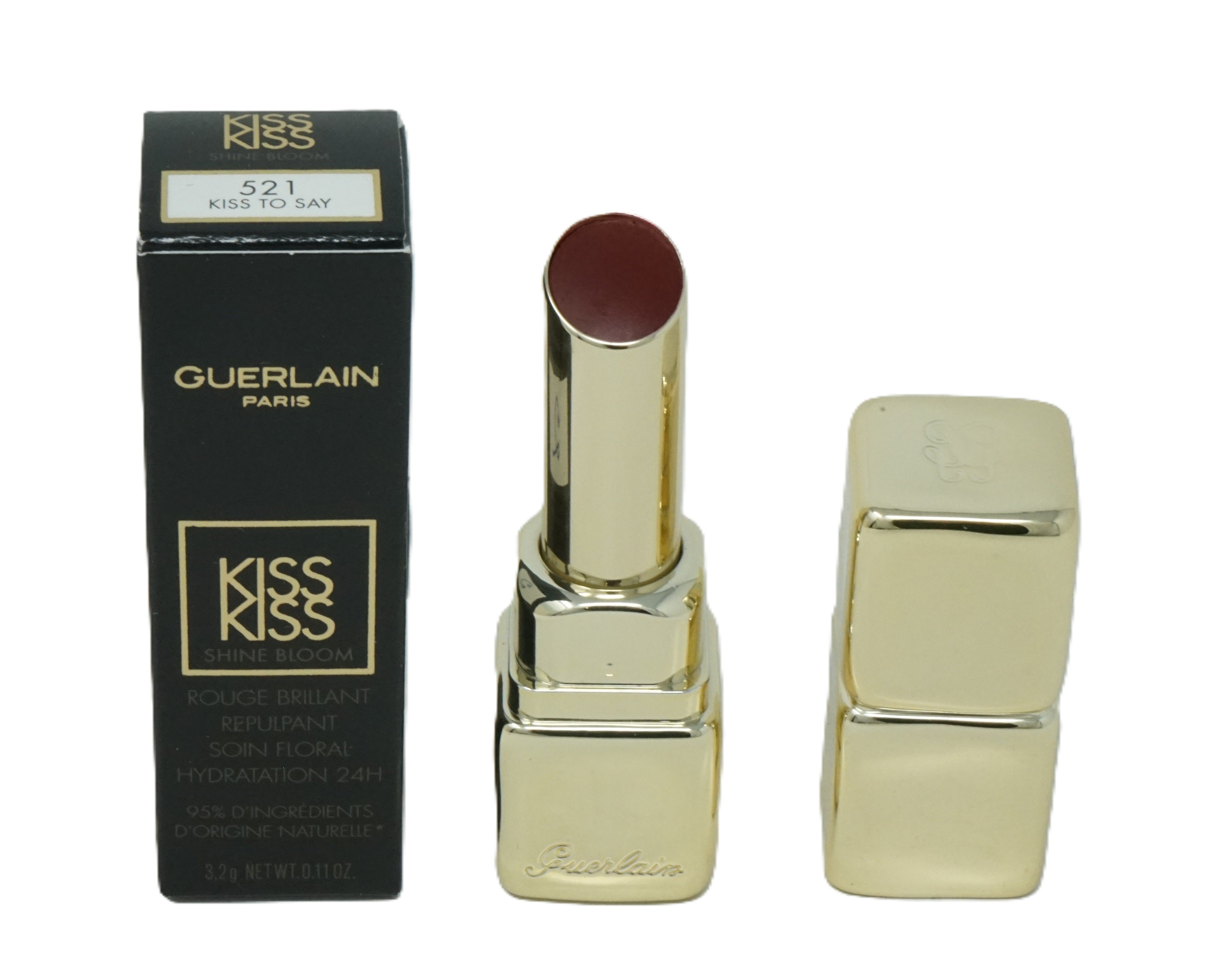 Guerlain Kiss Kiss Shine Bloom Lippenstift 521 Kiss to say 3,2g