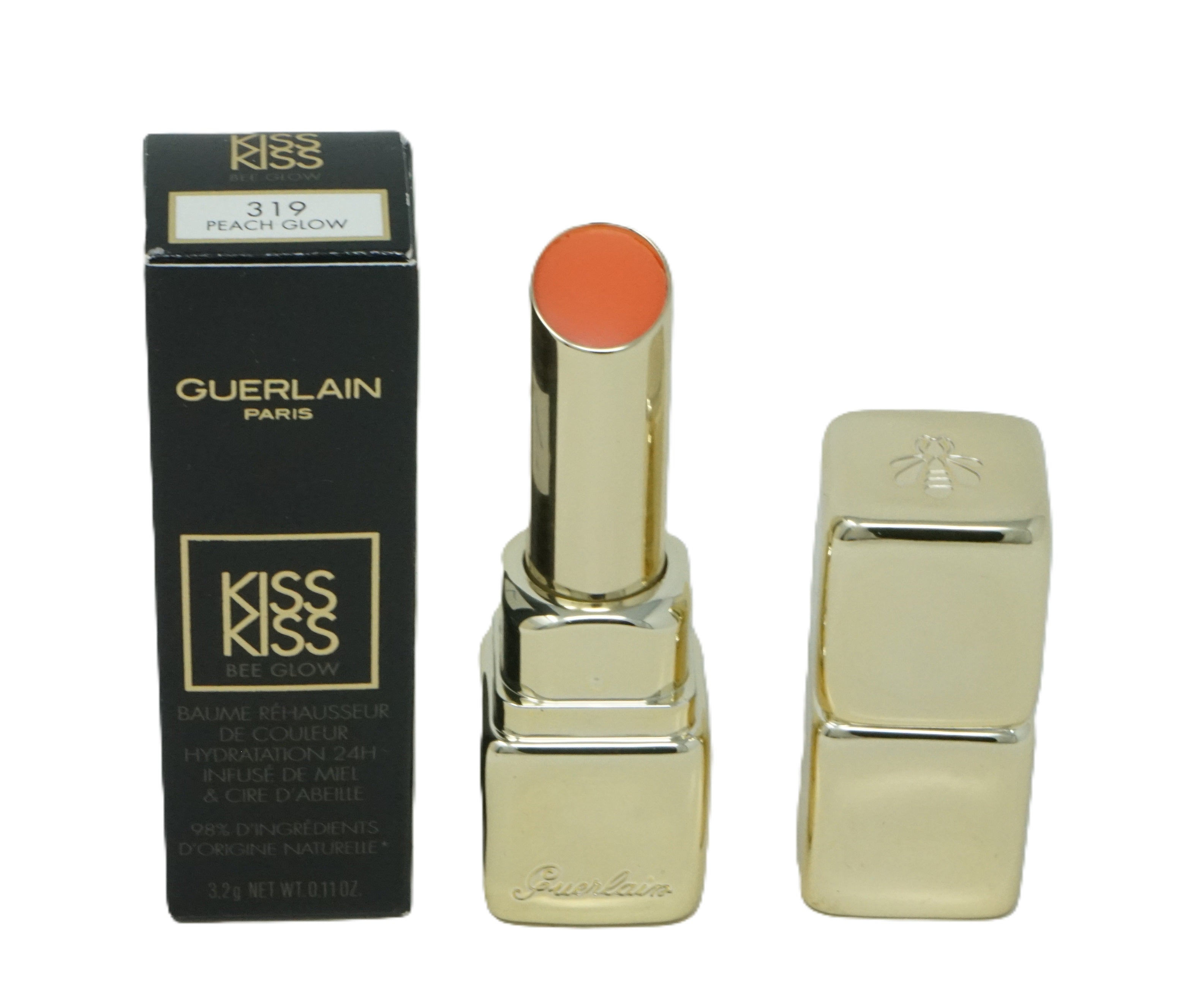Guerlain Kiss Kiss Shine Bloom Lippenstift 319 Peach Glow 3,2g