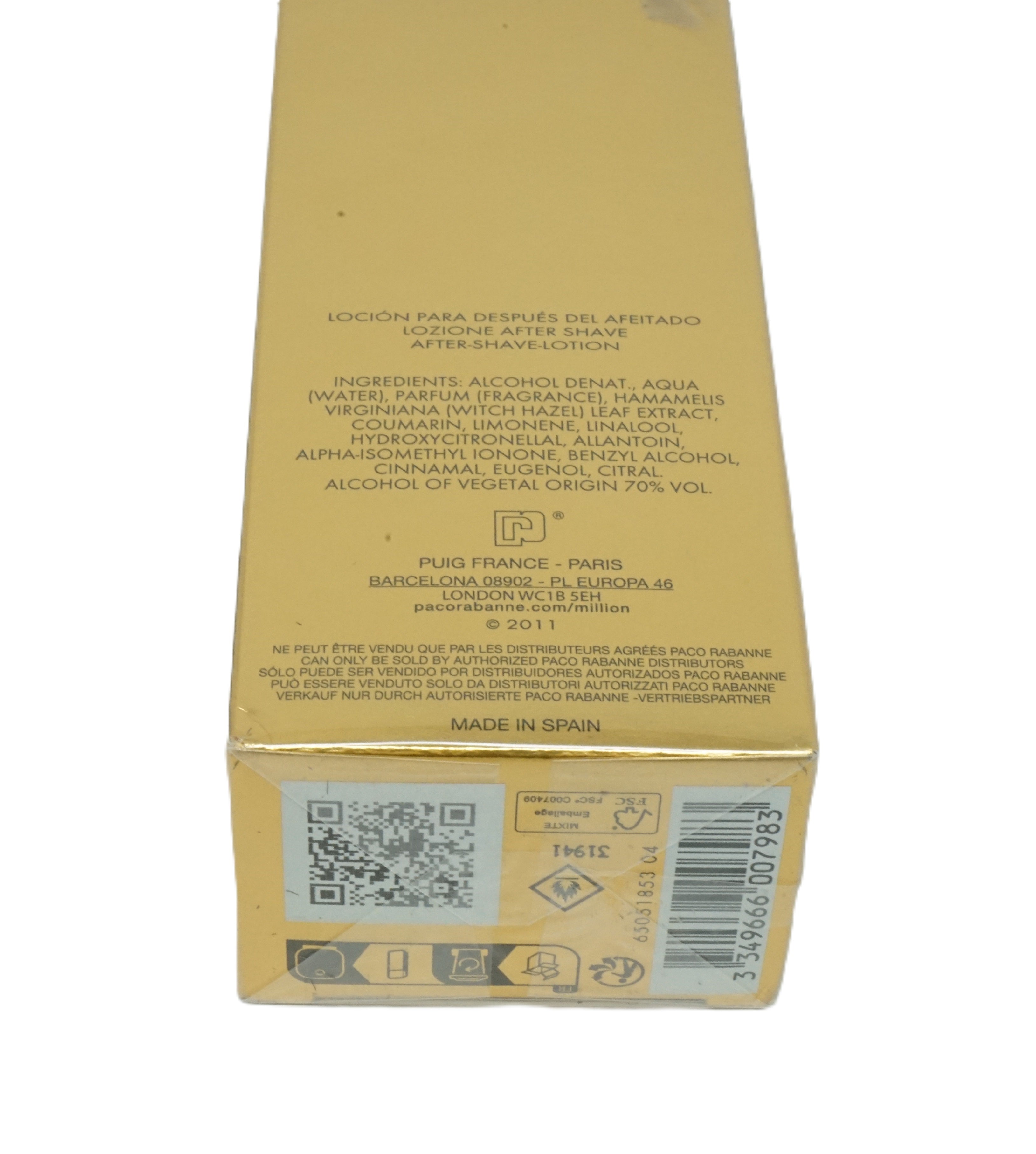 Paco Rabanne One 1 Million After Shave Lotion 100 ml