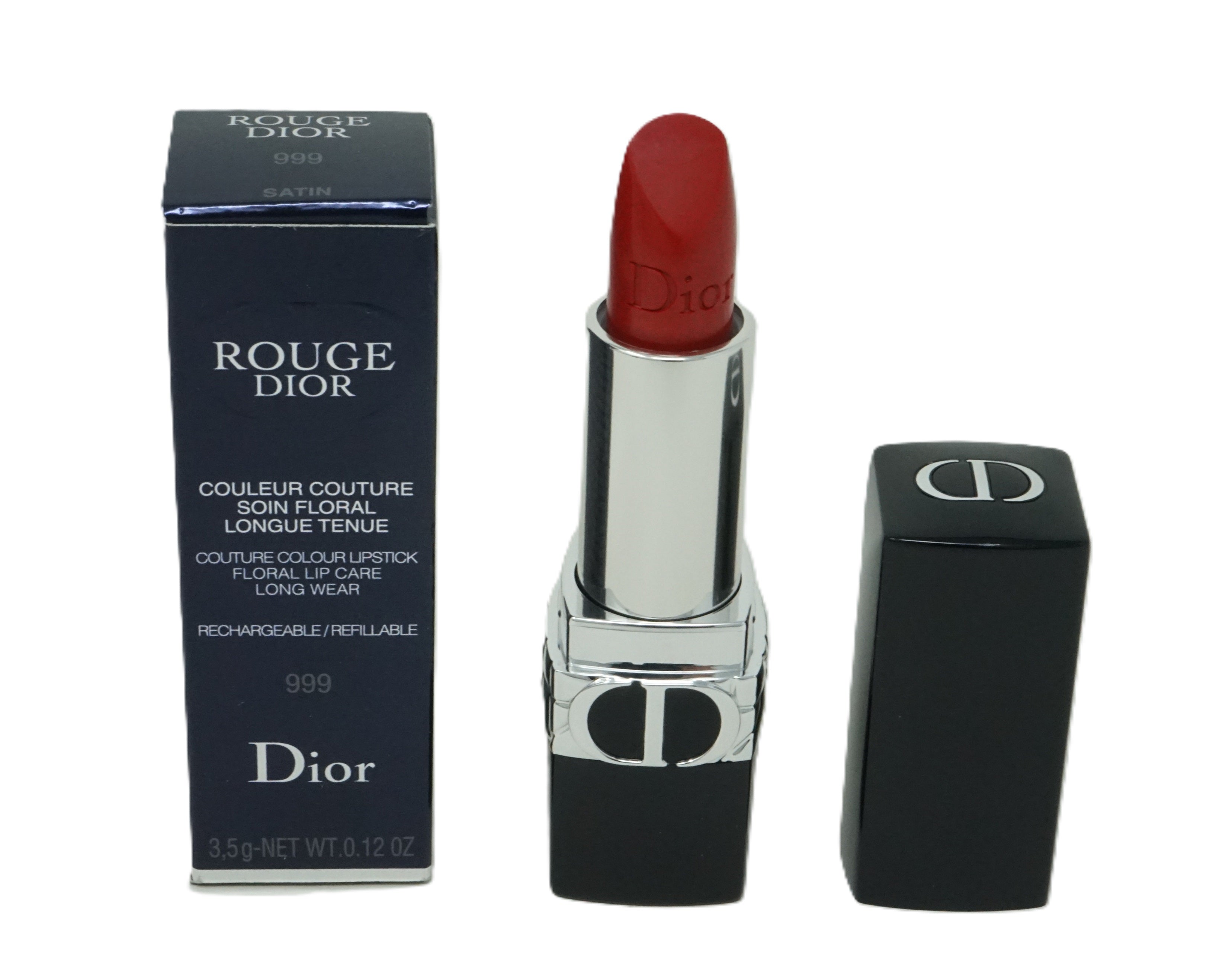 Dior Rouge Dior Floral Lip Care Refillable 999 Satin 3,5g