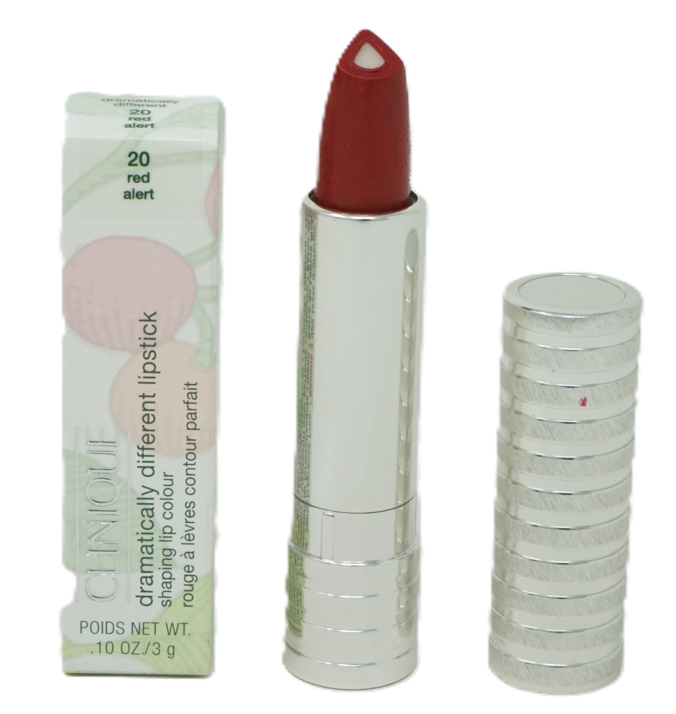 Clinique dramatically different lipstick shaping lip colour 20 red alert 3g