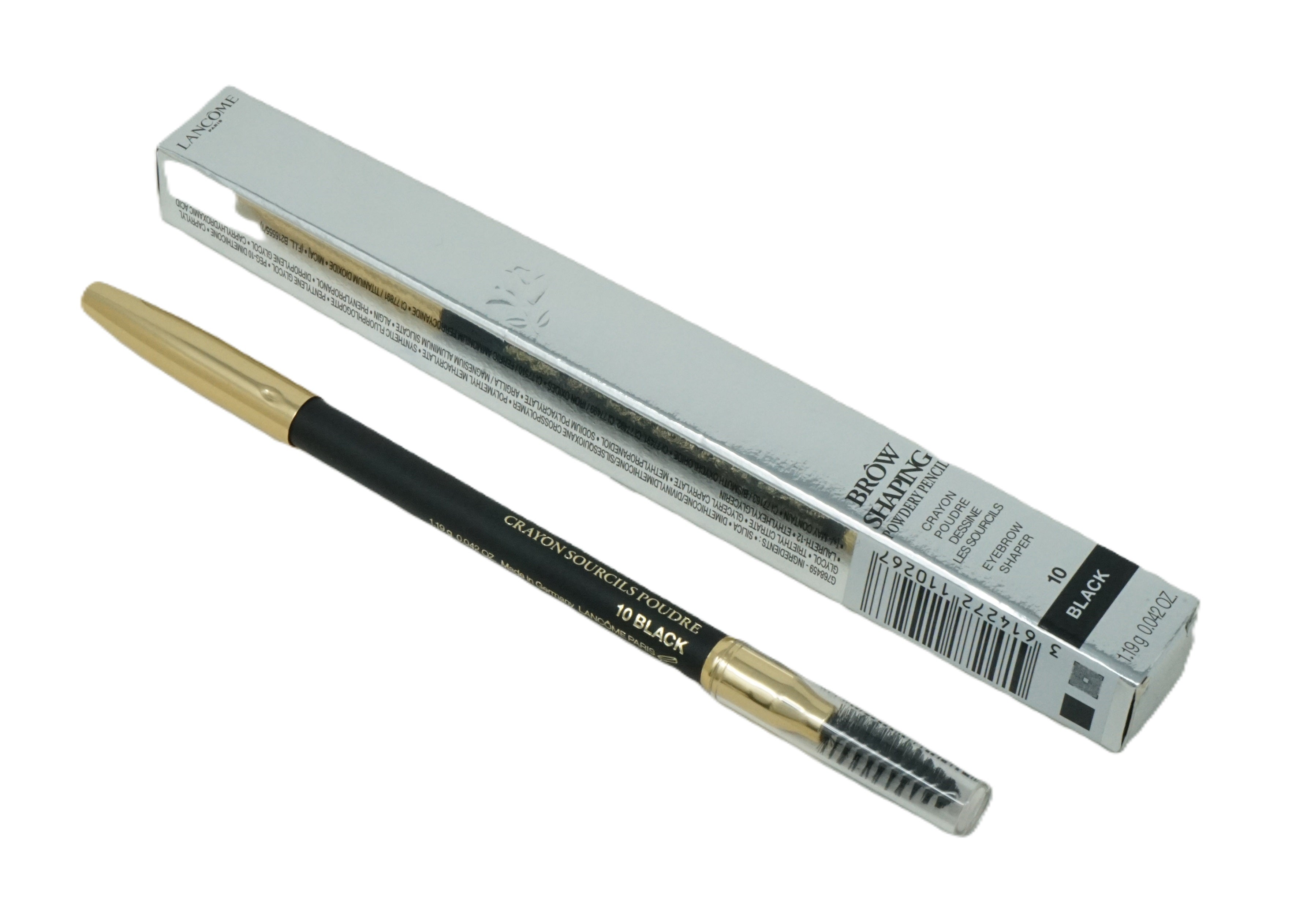 Lancome Brow Shaping Powdery Pencil  10 Black 1,19g