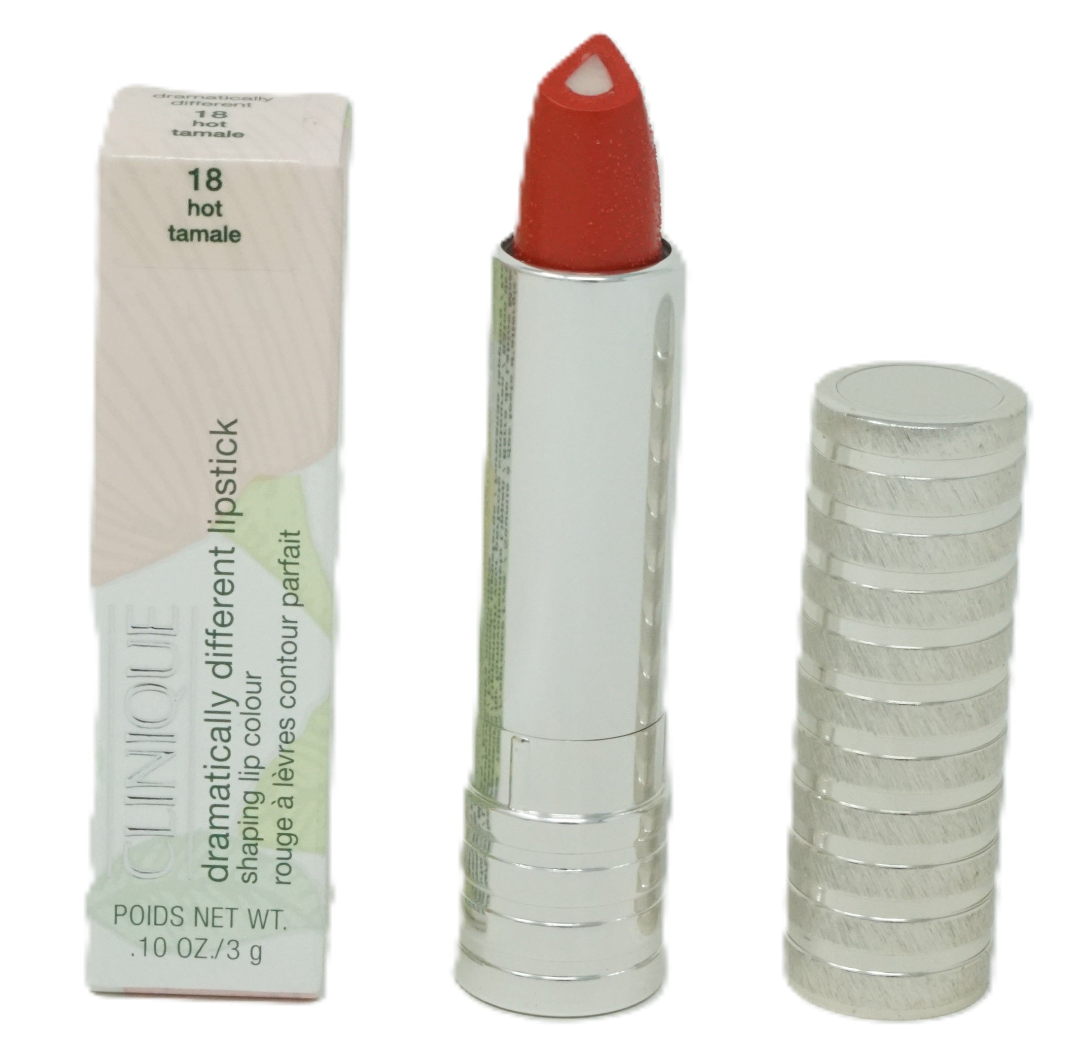 Clinique dramatically different lipstick shaping lip colour 18 hot tamale 3g