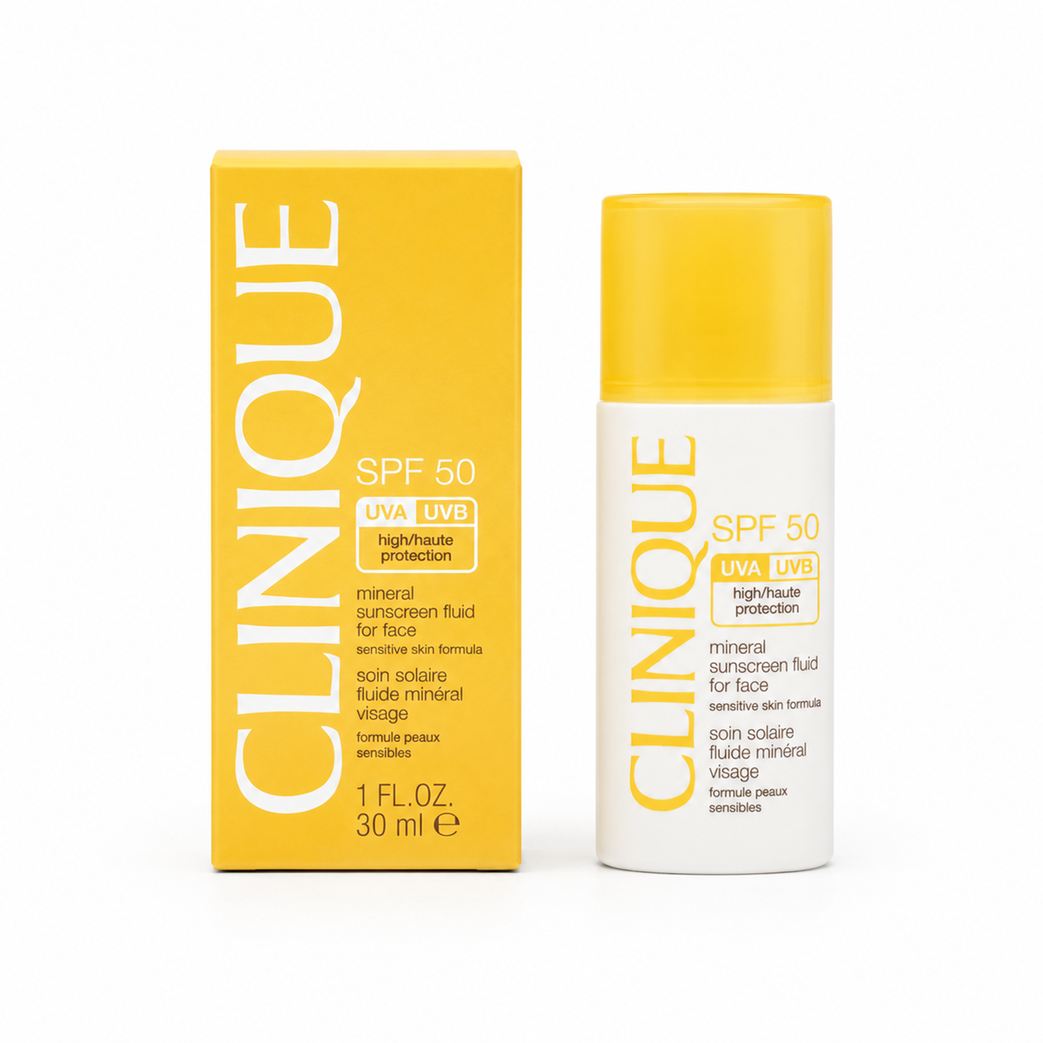 Clinique SPF50 sunscreen fluid for face 30ml