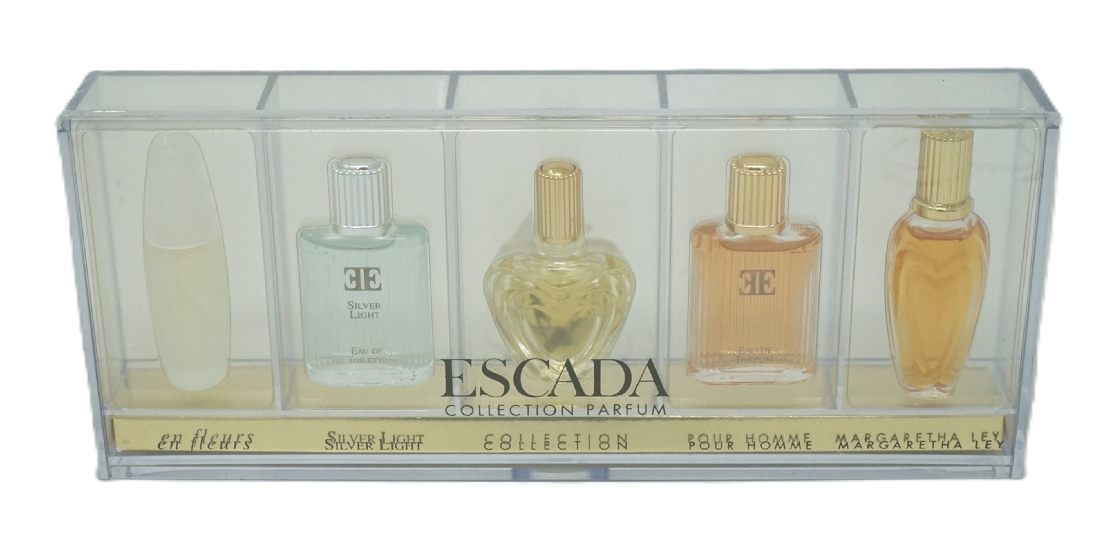 Escada En Fleurs 4 ml + Light SIlver 5 ml + Pour Homme 5 ml + Margaretha 4 ml