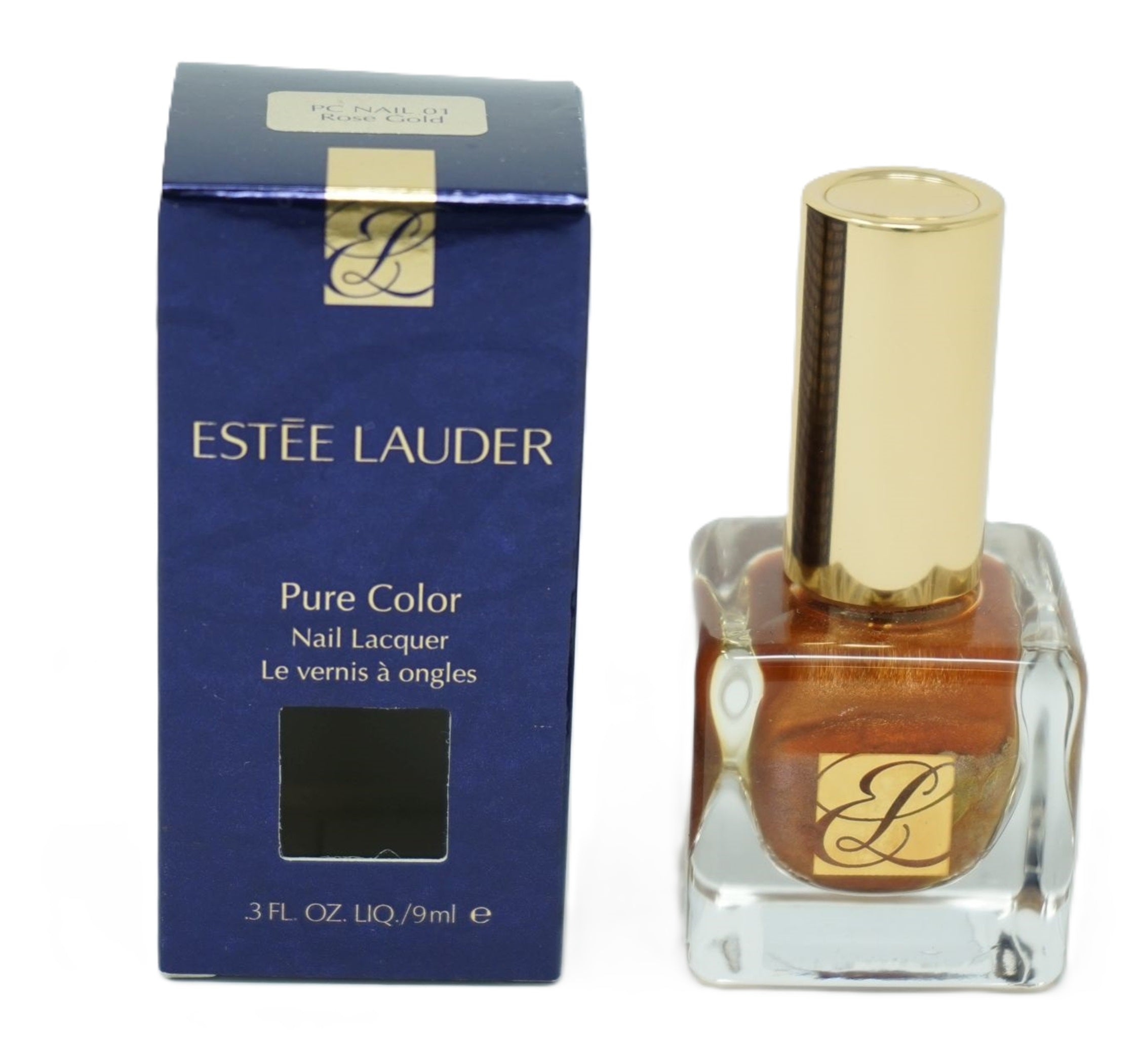Estee Lauder Pure Color Nagellack Lacquer PC nail 01 Rose Gold
