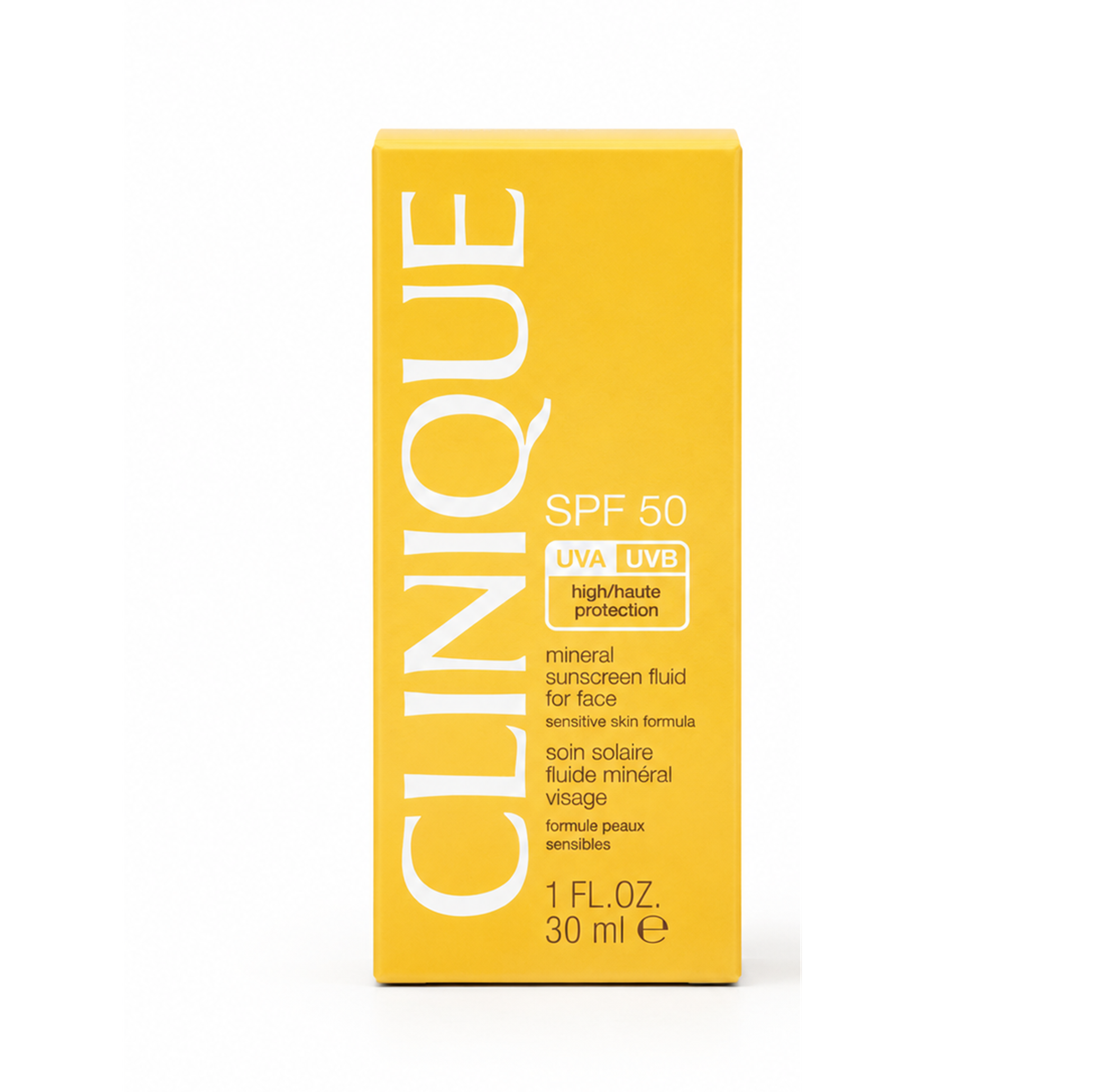 Clinique SPF50 sunscreen fluid for face 30ml