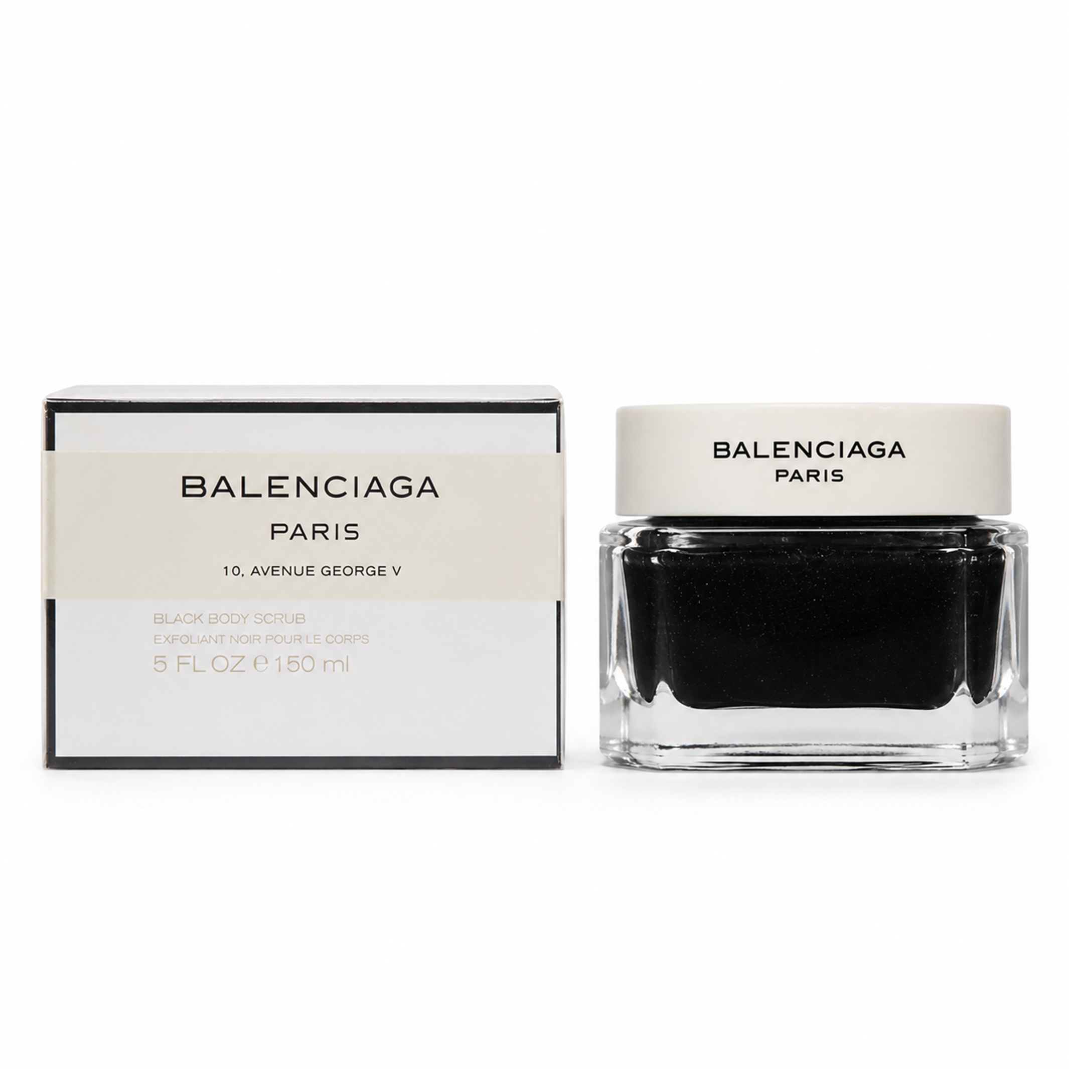 Balenciaga Paris "10. Avenue George V" Black Body Scrub 150ml