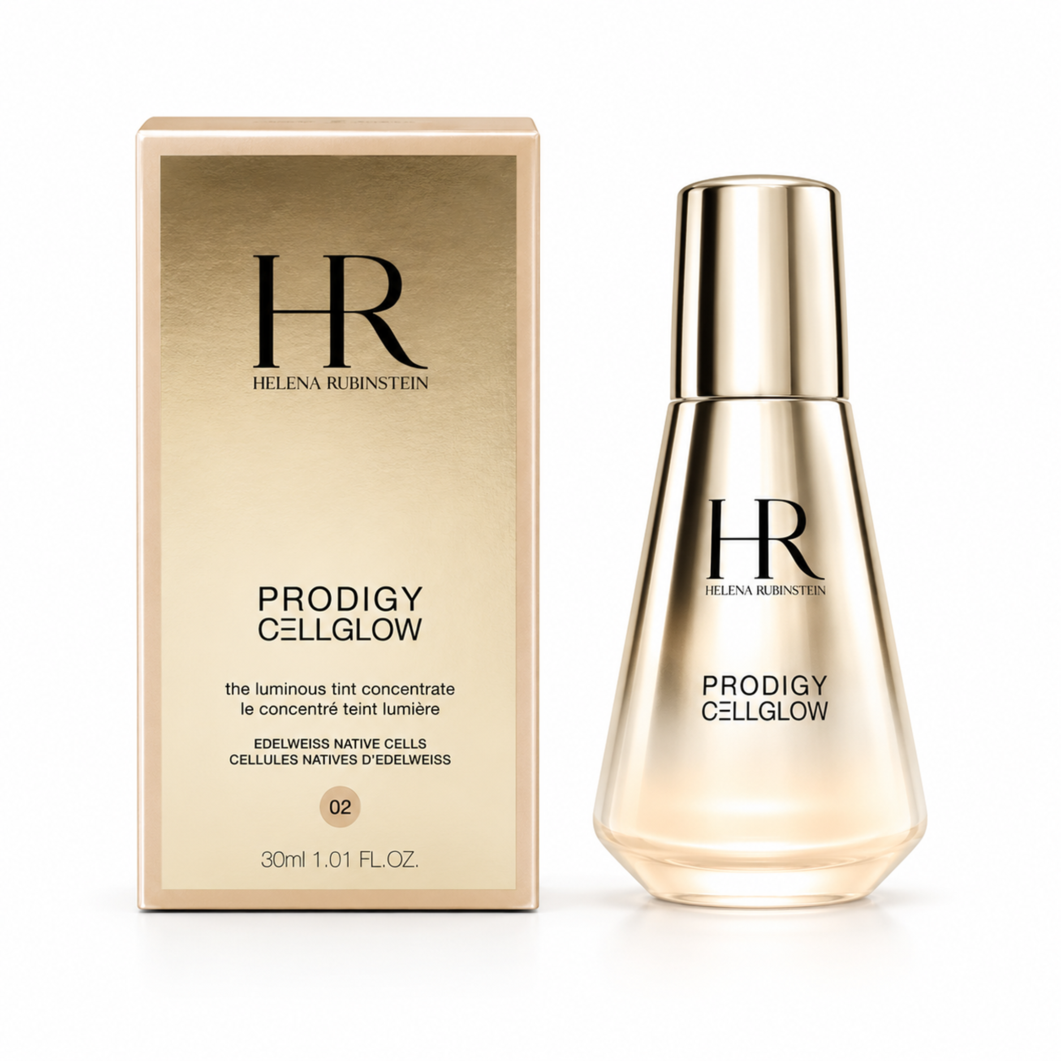 Helena Rubinstein Prodigy Cellglow concentrate 02 Very Light Beige