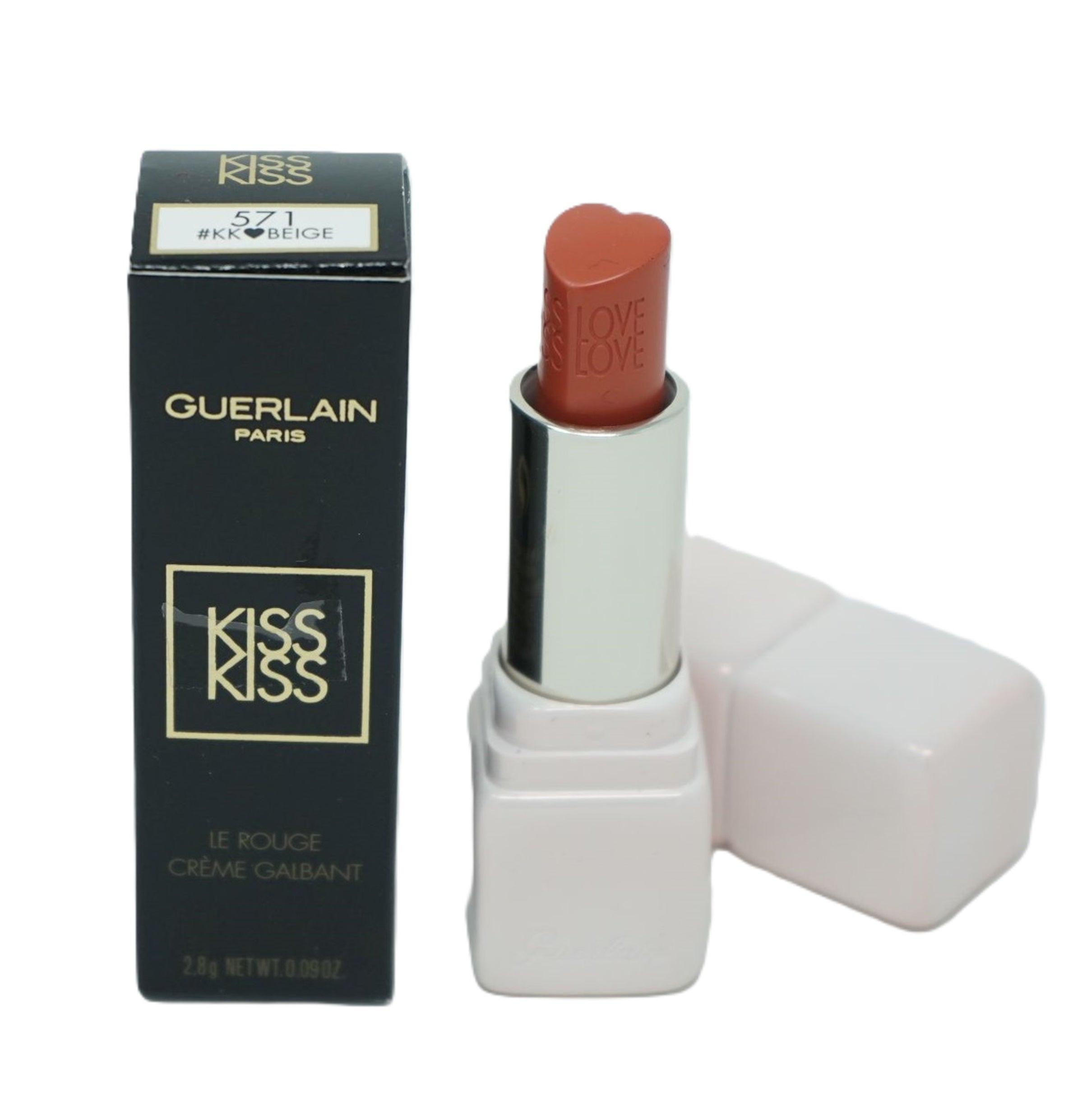 Guerlain Kiss Kiss Lim Colour Lippenstift  571 KK Beige