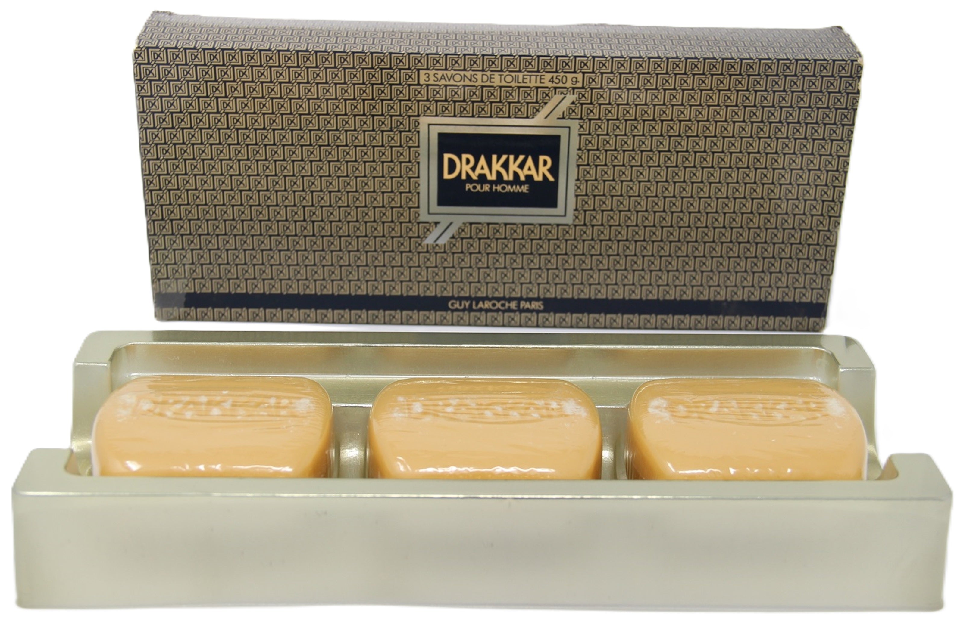 Guy Laroche Drakkar Pour HOmme 3 x Seife / Savons de Toilette 3x150g