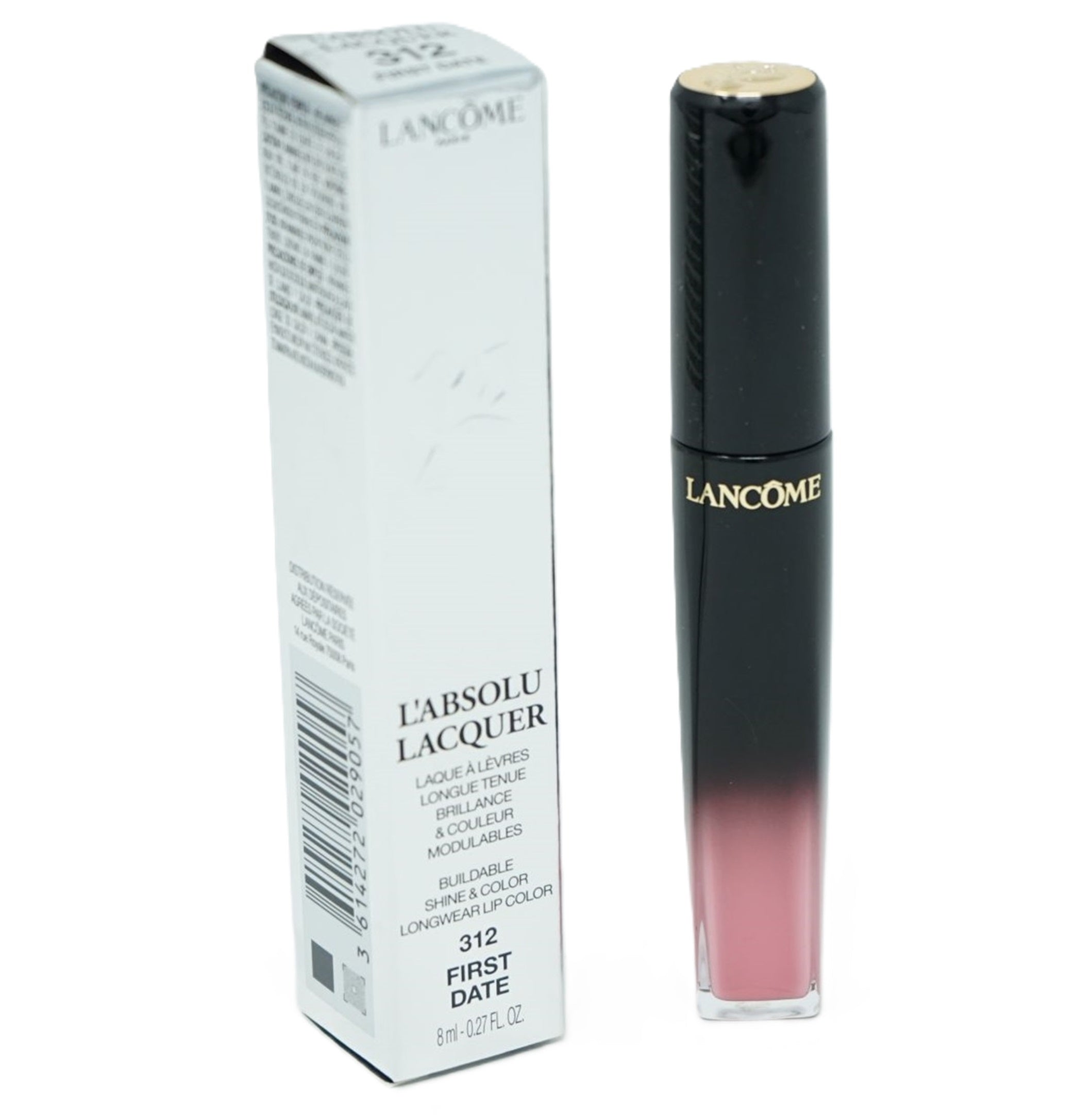 LANCOME L Absolu Lacquer liquid Lipgloss 312 First date
