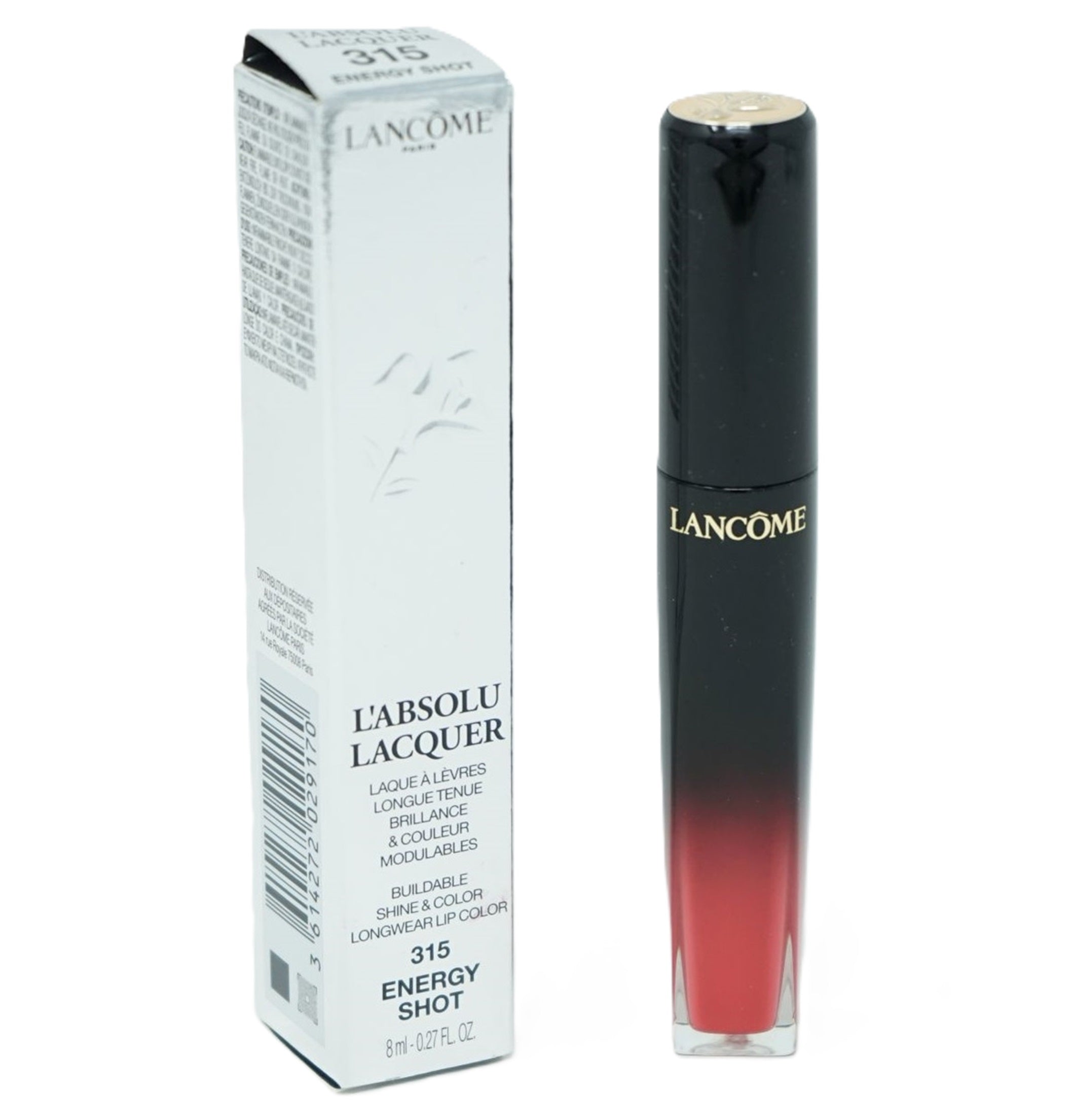 LANCOME L Absolu Lacquer liquid Lipgloss 315 Energy shot