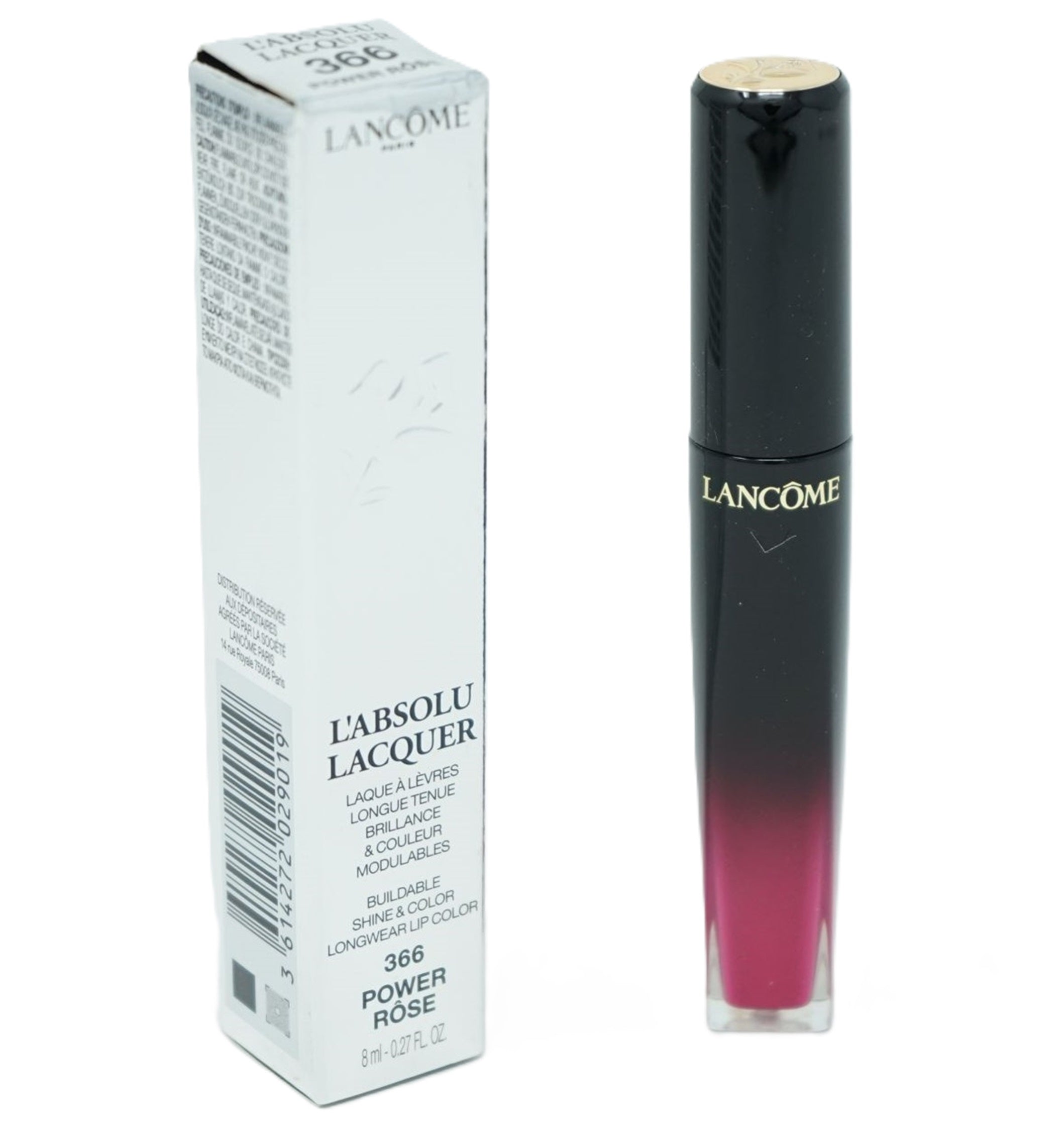 LANCOME L Absolu Lacquer liquid Lipgloss 366 Rower Rose