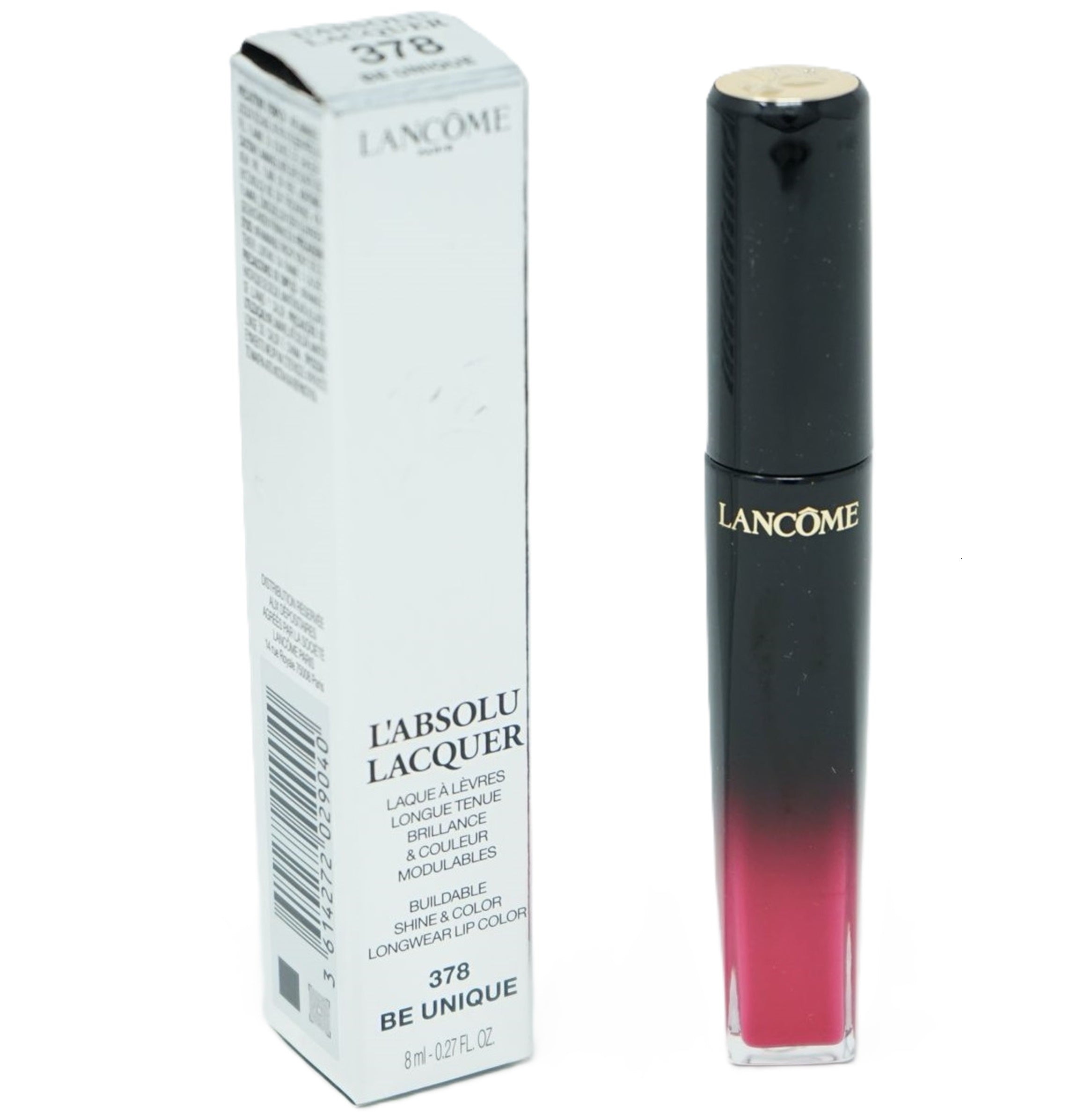 LANCOME L Absolu Lacquer liquid Lipgloss 378 Be unique