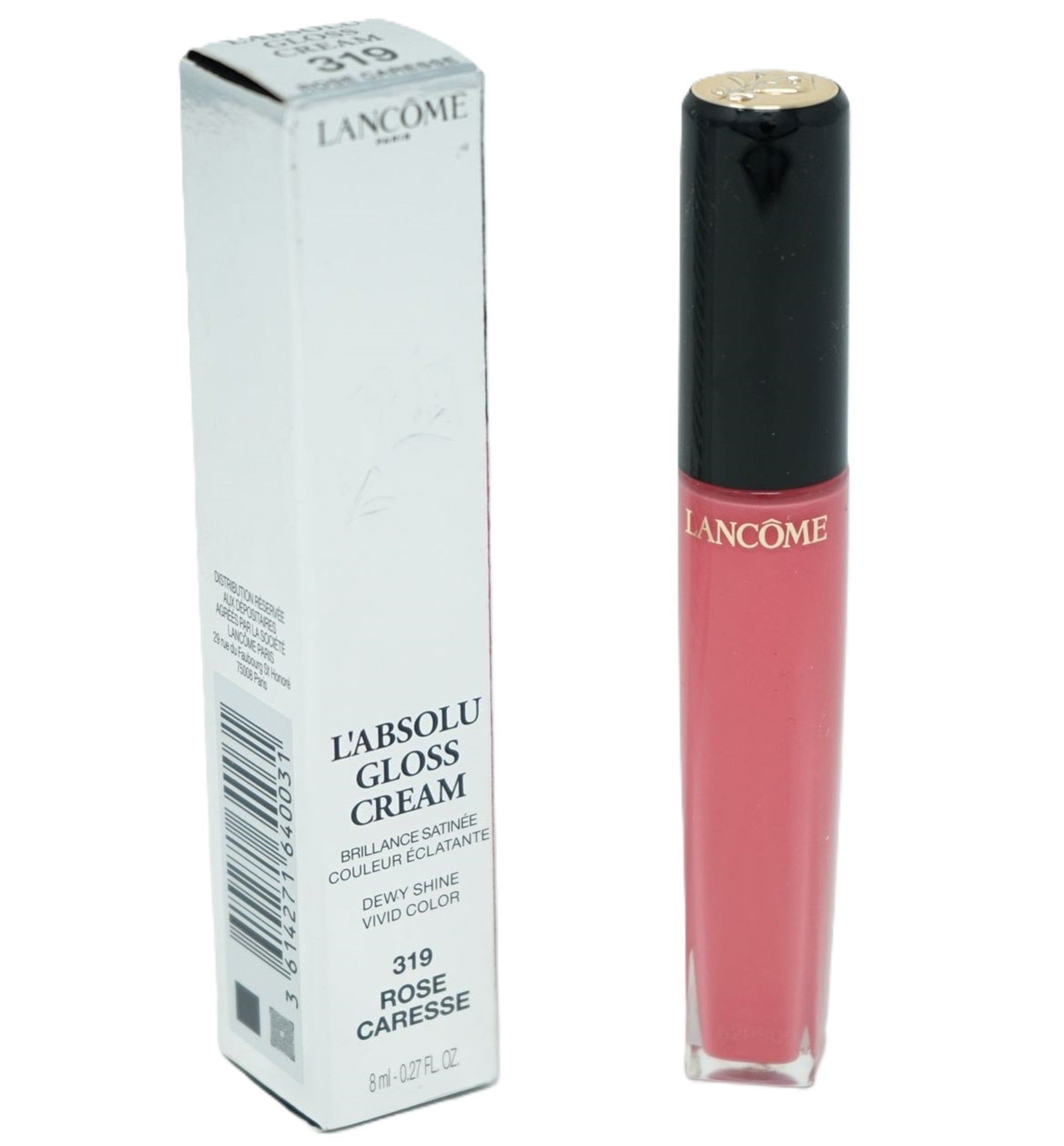 LANCOME L'Absolu Lacquer Lipgloss Liquid 319 Rose Caresse