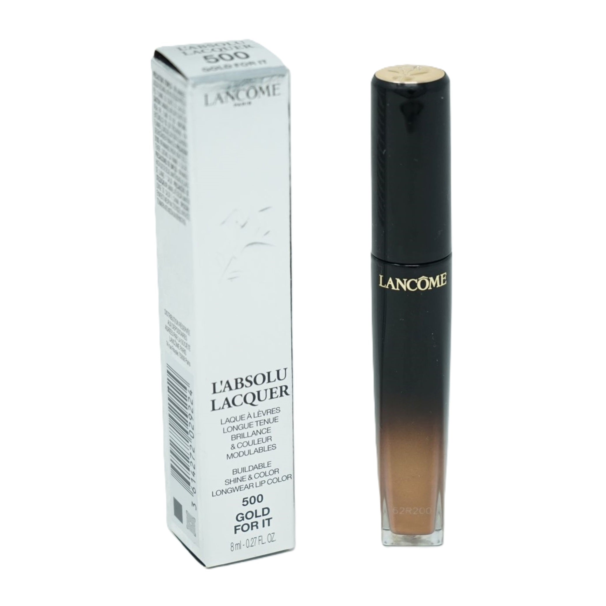 LANCOME L'Absolu Lacquer Lipgloss Liquid Lipstick 500 gold For it