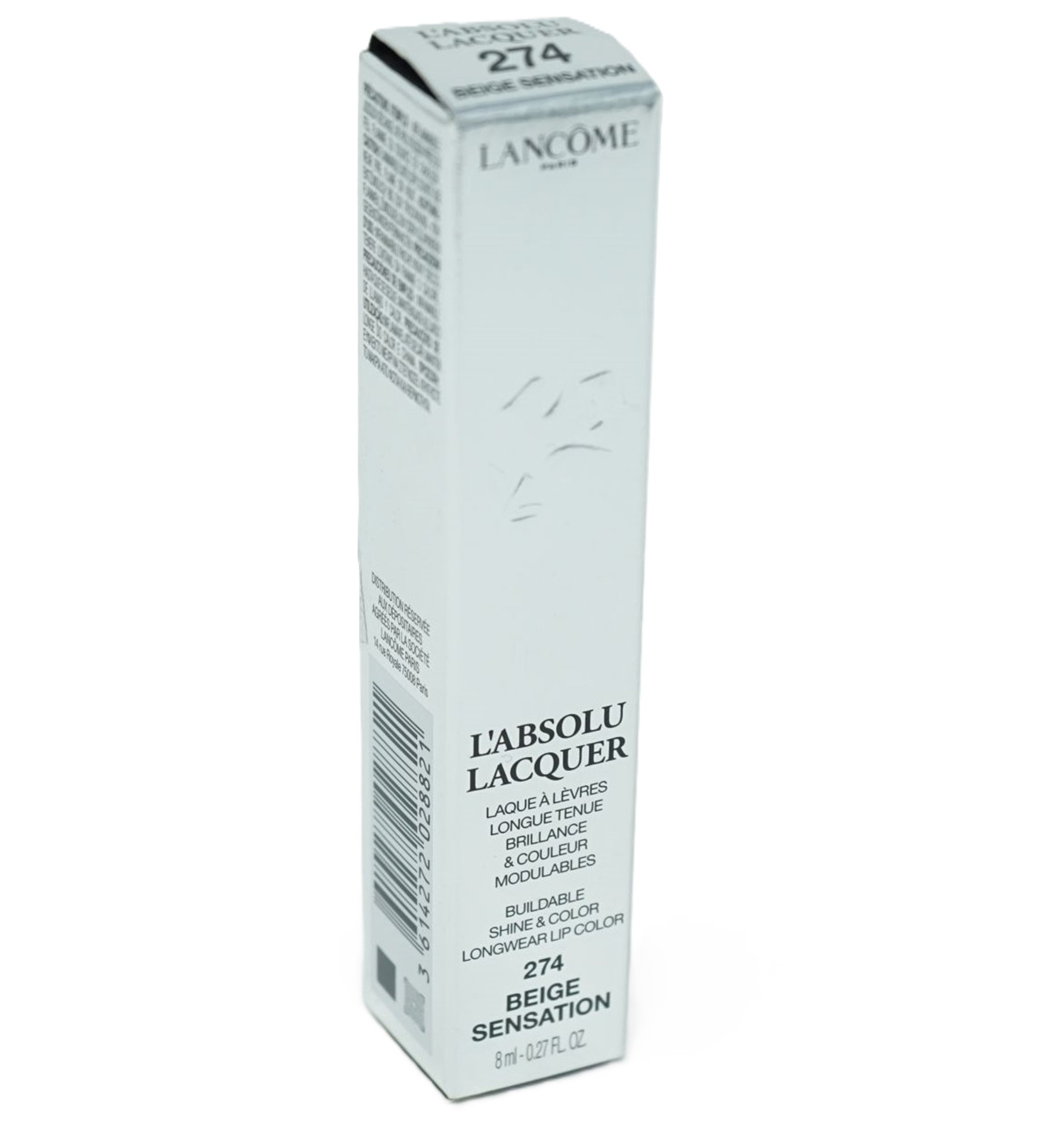 LANCOME L'Absolu Lacquer - Liquid Lipgloss 274 Beige Sensation 8ml