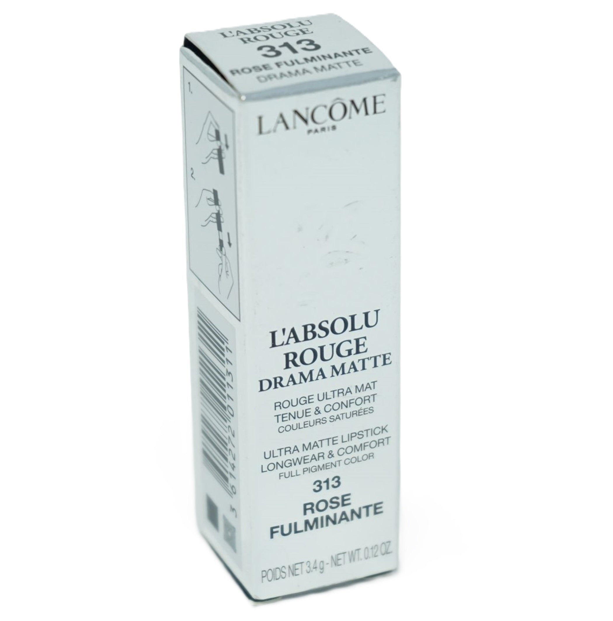 Lancome L'Absolu Rouge Drama Matte Lipstick 313 Rose Fulminante  3,4g