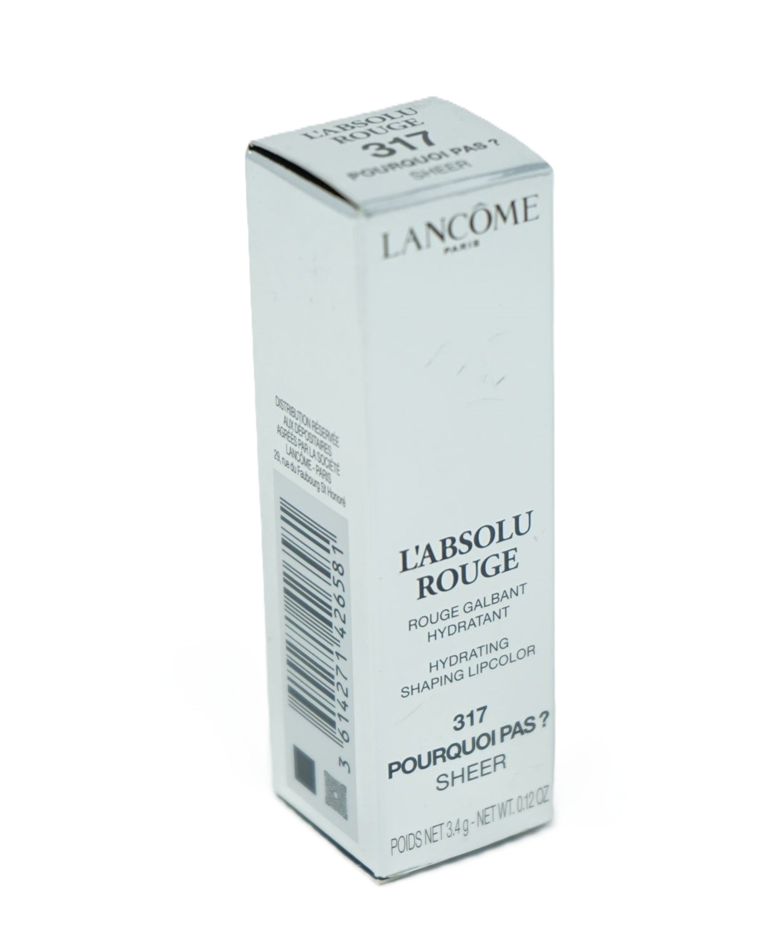 Lancome L'Absolu Rouge Drama Matte Lipstick 317 Pourquoi pas sheer
