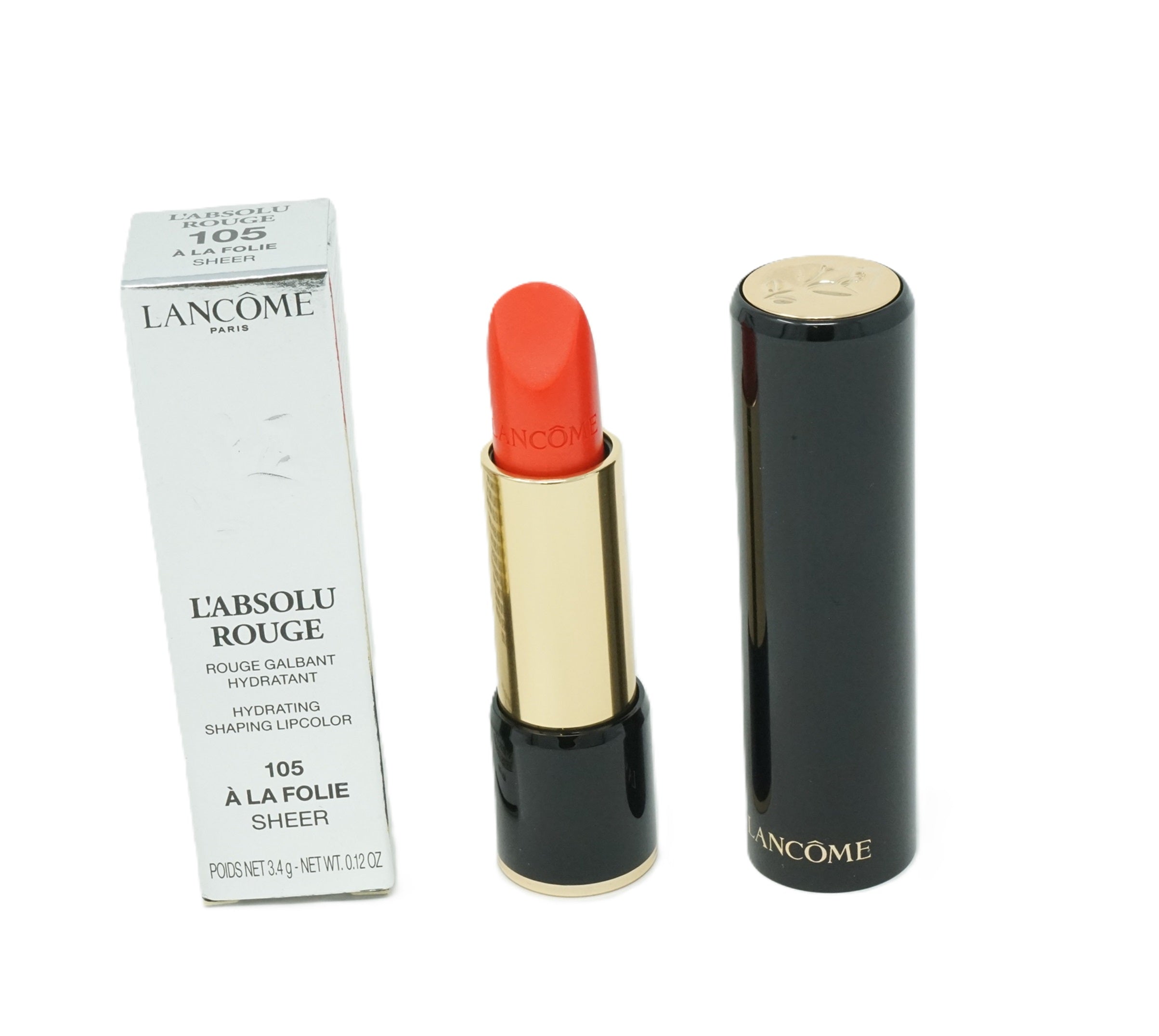 Lancome L`Absolu Rouge Lippenstift Lip Creme 4,2ml 105 A La Folie Sheer