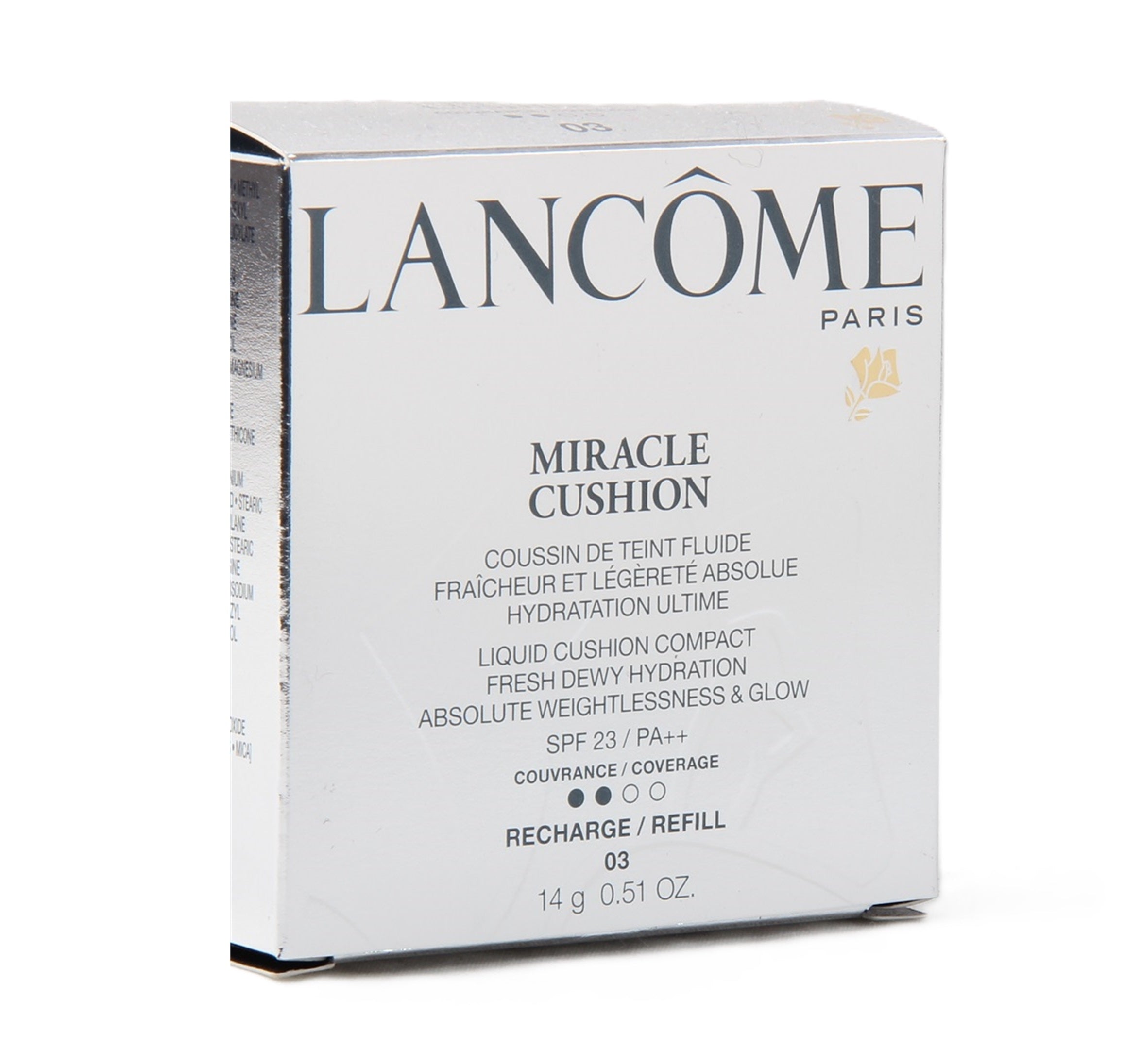 Lancome Miracle 14g Cushion Refill Flüssiges Make-up Kissen -Frischer SPF23 Couvrance 03