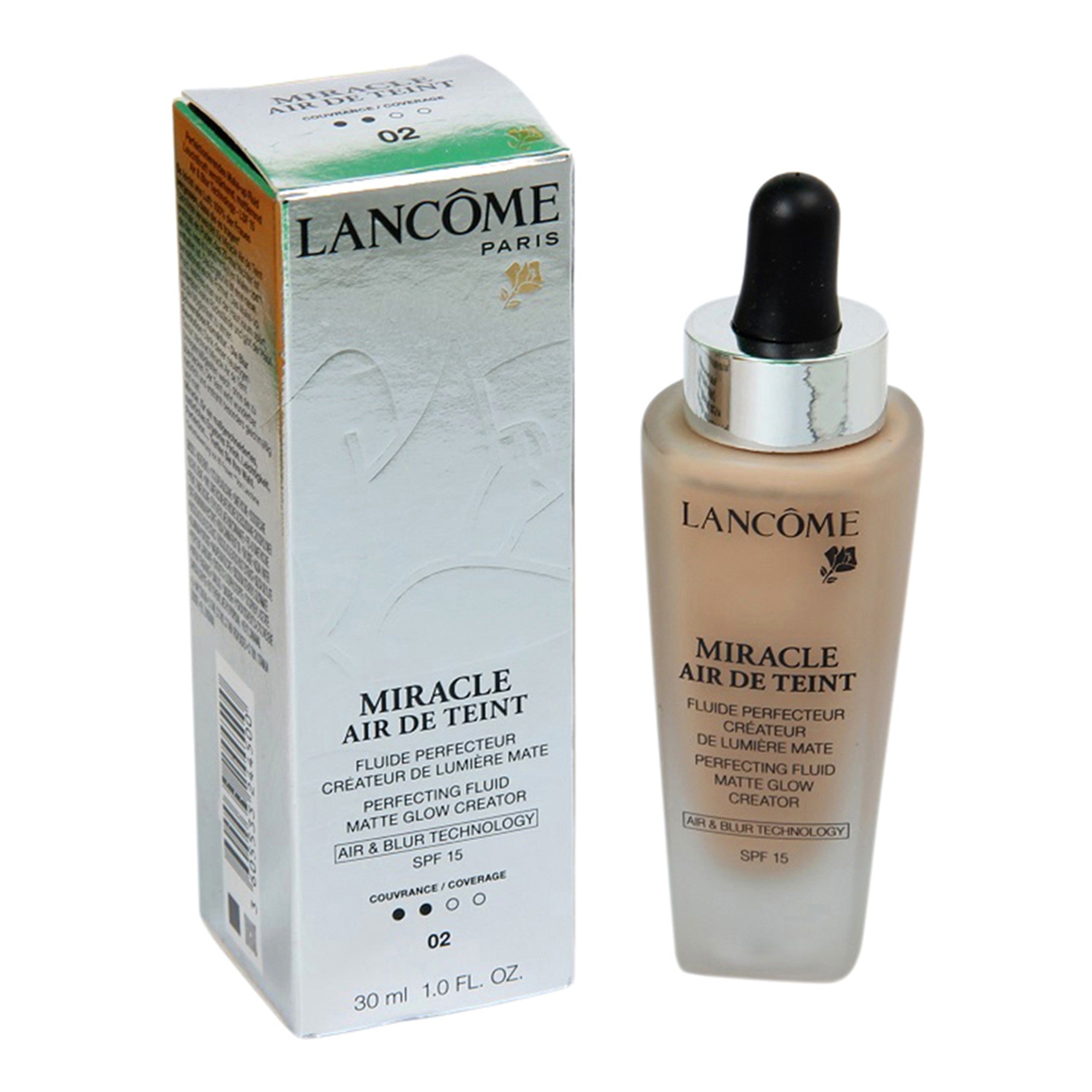 Lancome MIracle Air de Teint Fluid 02 LYS ROSE