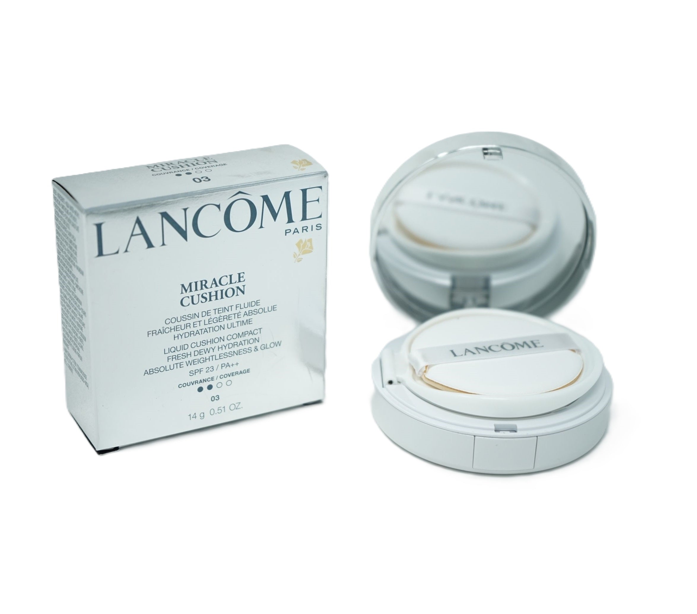 Lancome Miracle Cushion Flüssiges make-up Kissen Frischer 03