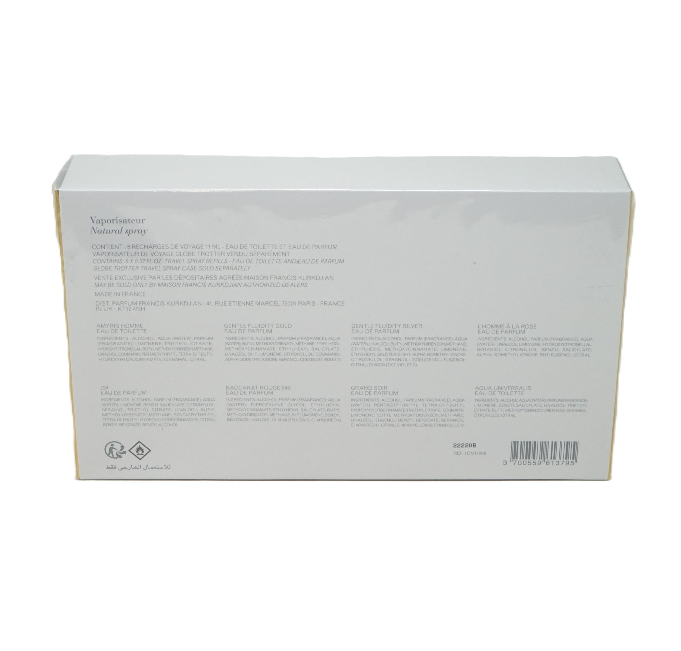 Maison Francis Kurkdjian Discovery Collection For Him  8 x 11ml