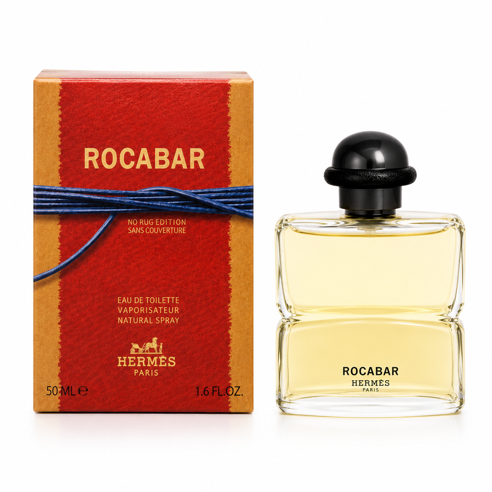 Hermes Rocabar No Rug Edition Sana Couverture Eau de Toilette 50ml