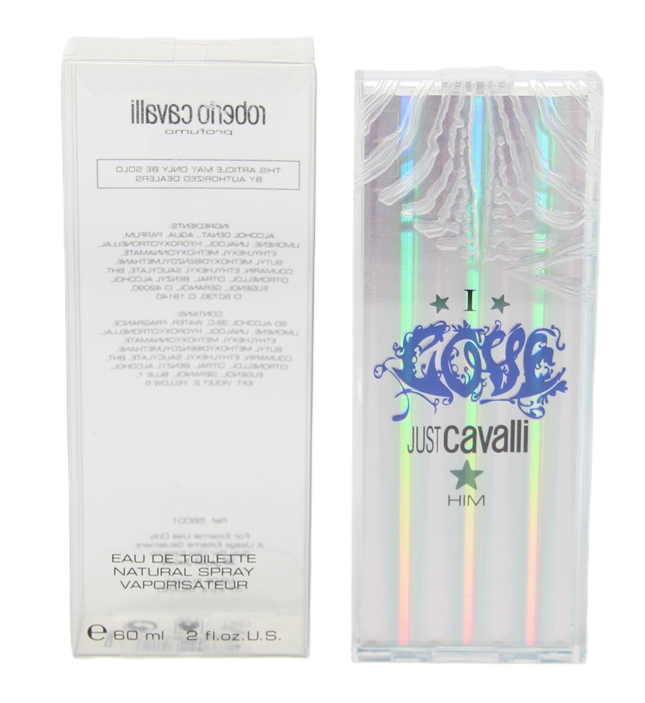 Roberto Cavalli Just Cavalli 1 Him Eau de Toilette 60ml