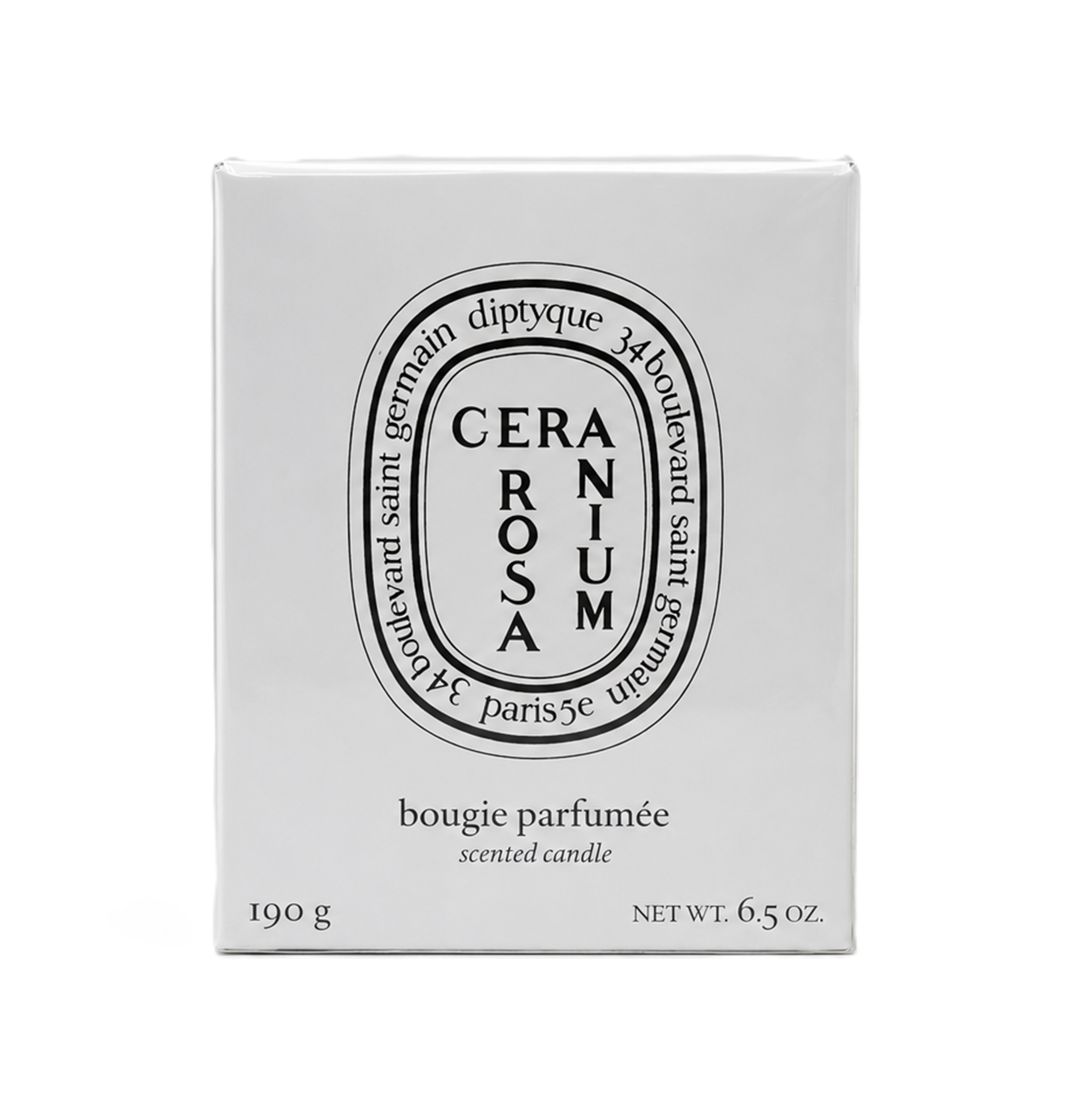 Diptyque Geranium Rosa bougie parfumee scented Kerze 190g