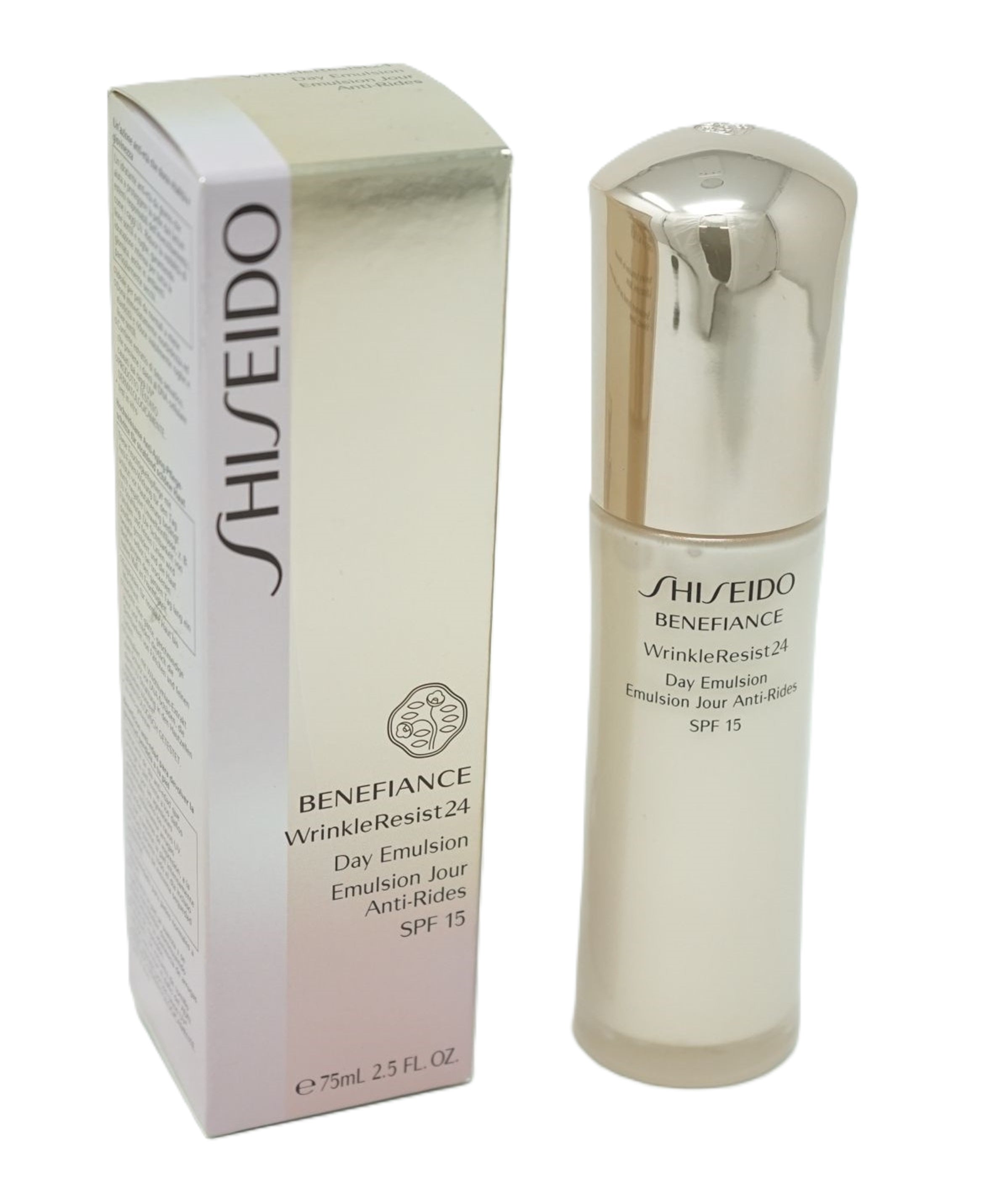 Shiseido Benefiance Wrinkle Resist 24 Day Emulsion SPF15  / 75ml