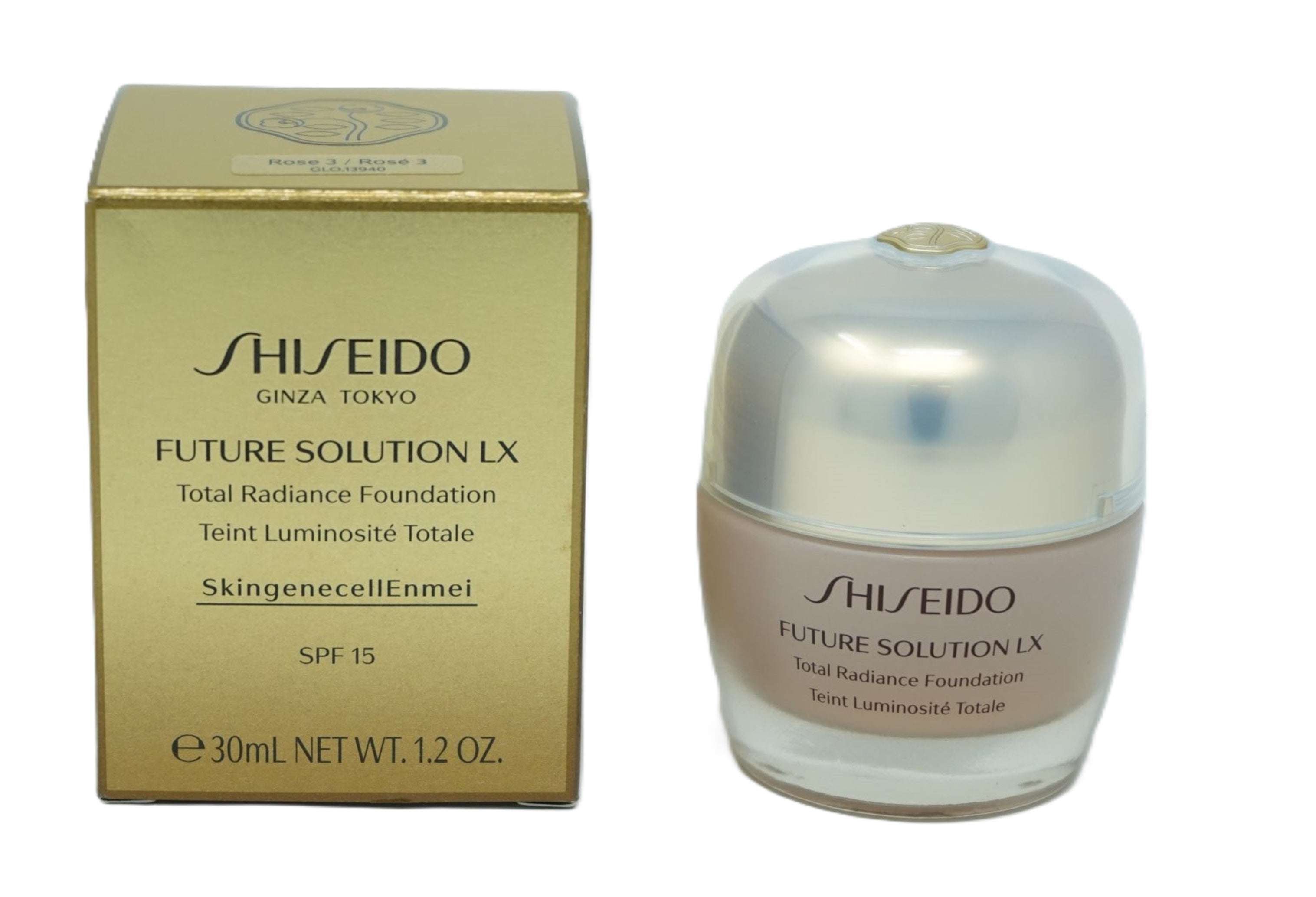 Shiseido Ginza Tokyo Future Solution LX Foundation SPF15 Rose 3
