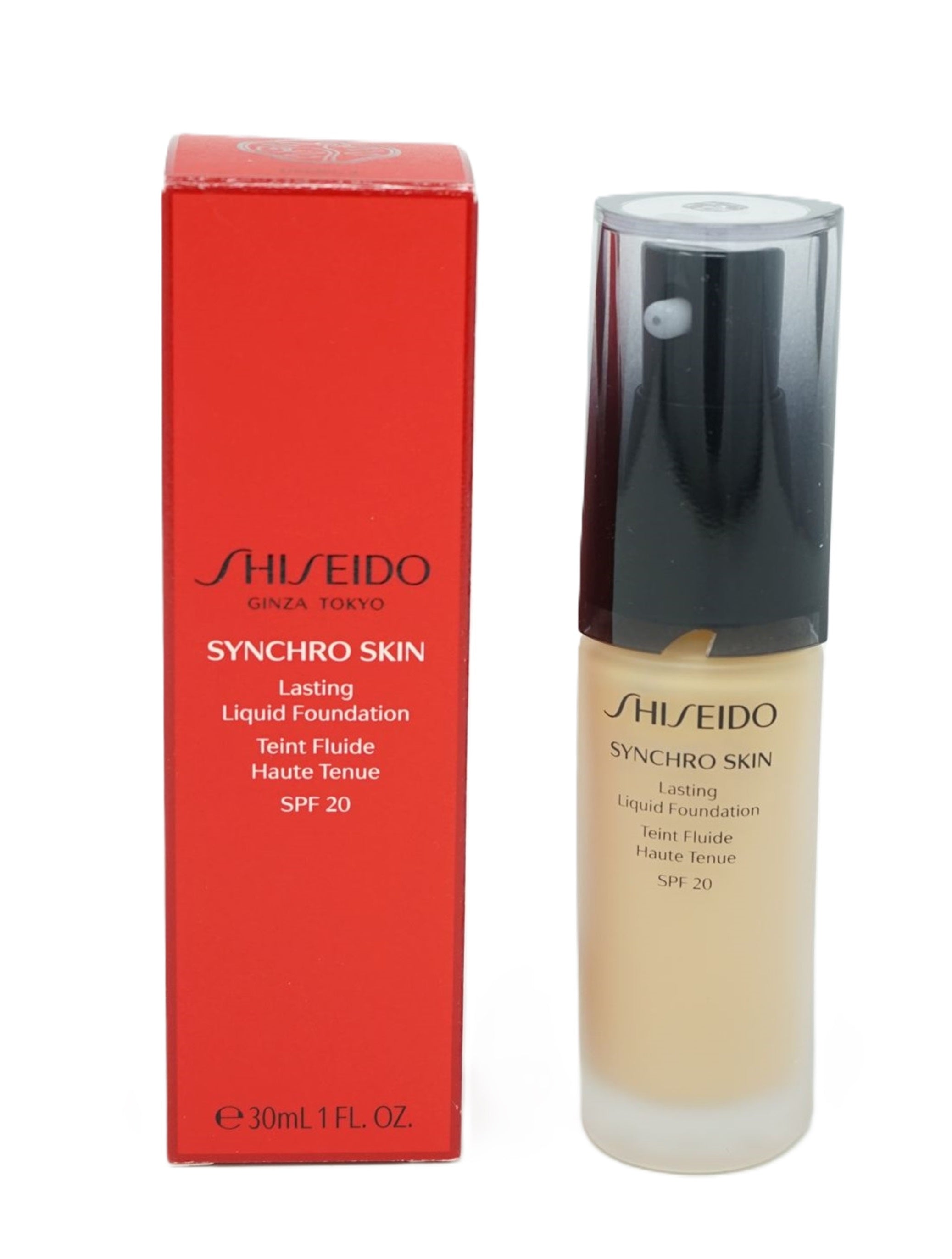 Shiseido Ginza Tokyo Sychro Skin Lasting Foundation SPF20 Golden 4