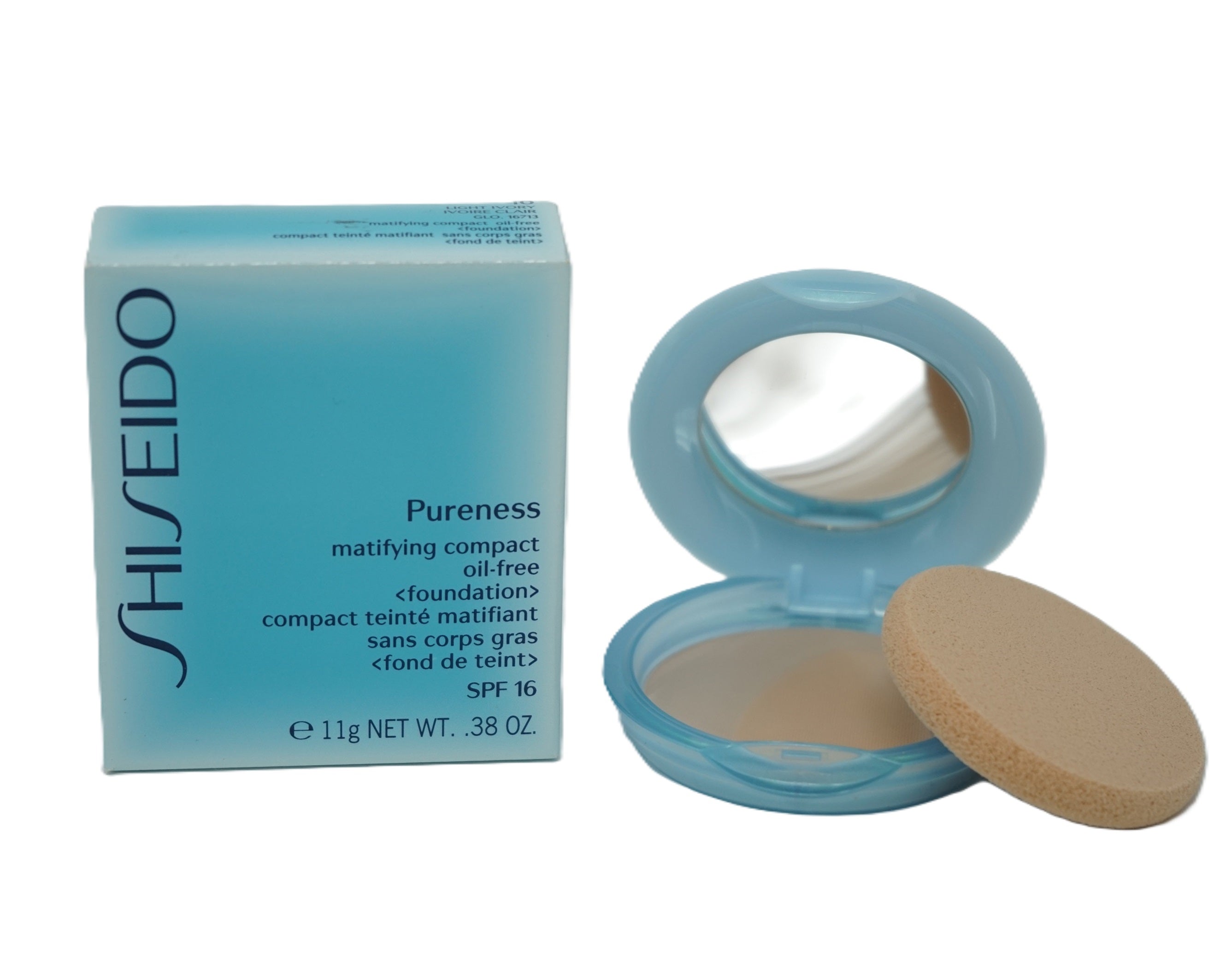 Shiseido Pureness Matifying Compact Foundation SPF15 10 LIGHT IVORY 11g