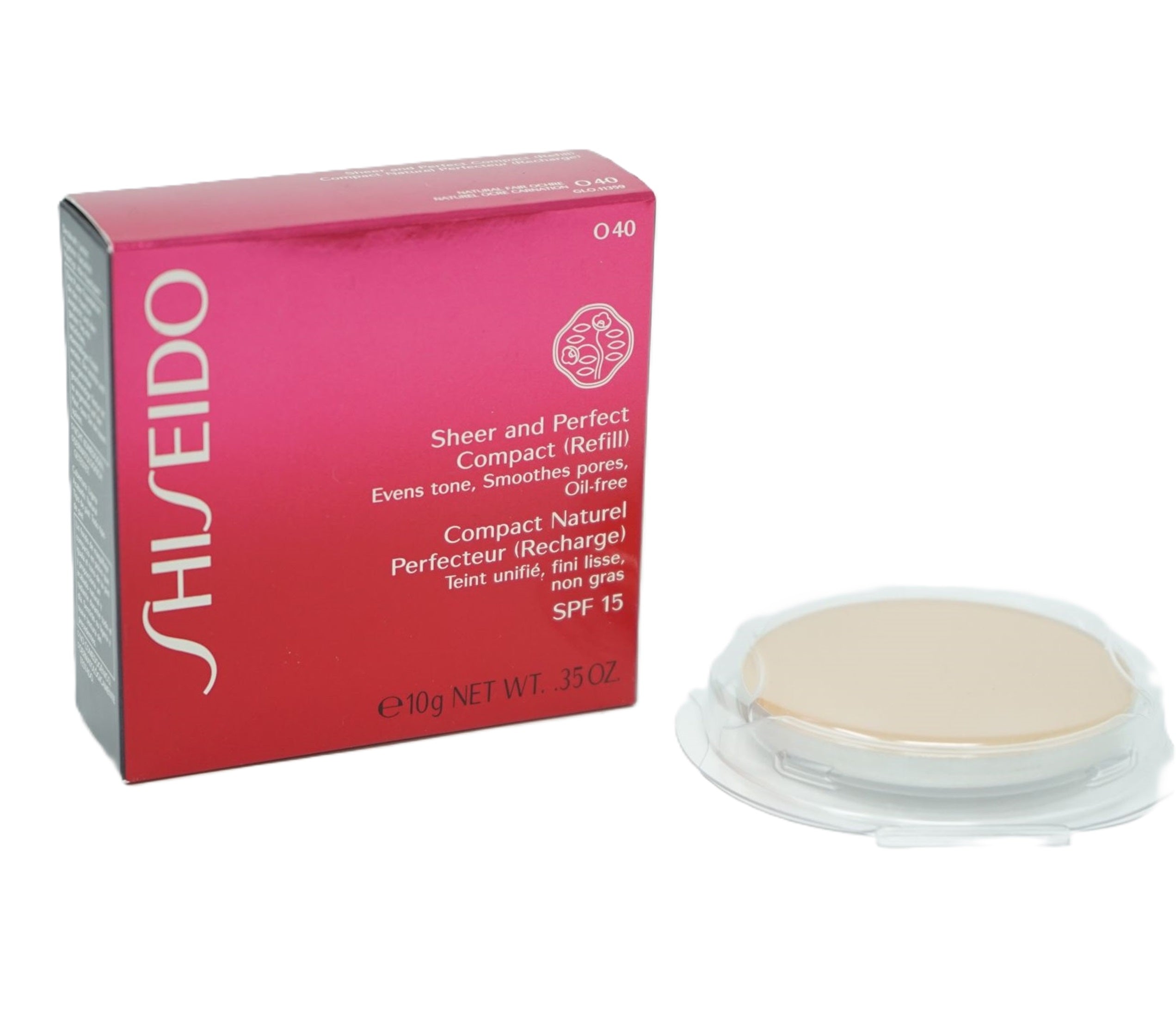 Shiseido Sheer and Perfect Compact O40 Natural Fair Ochre