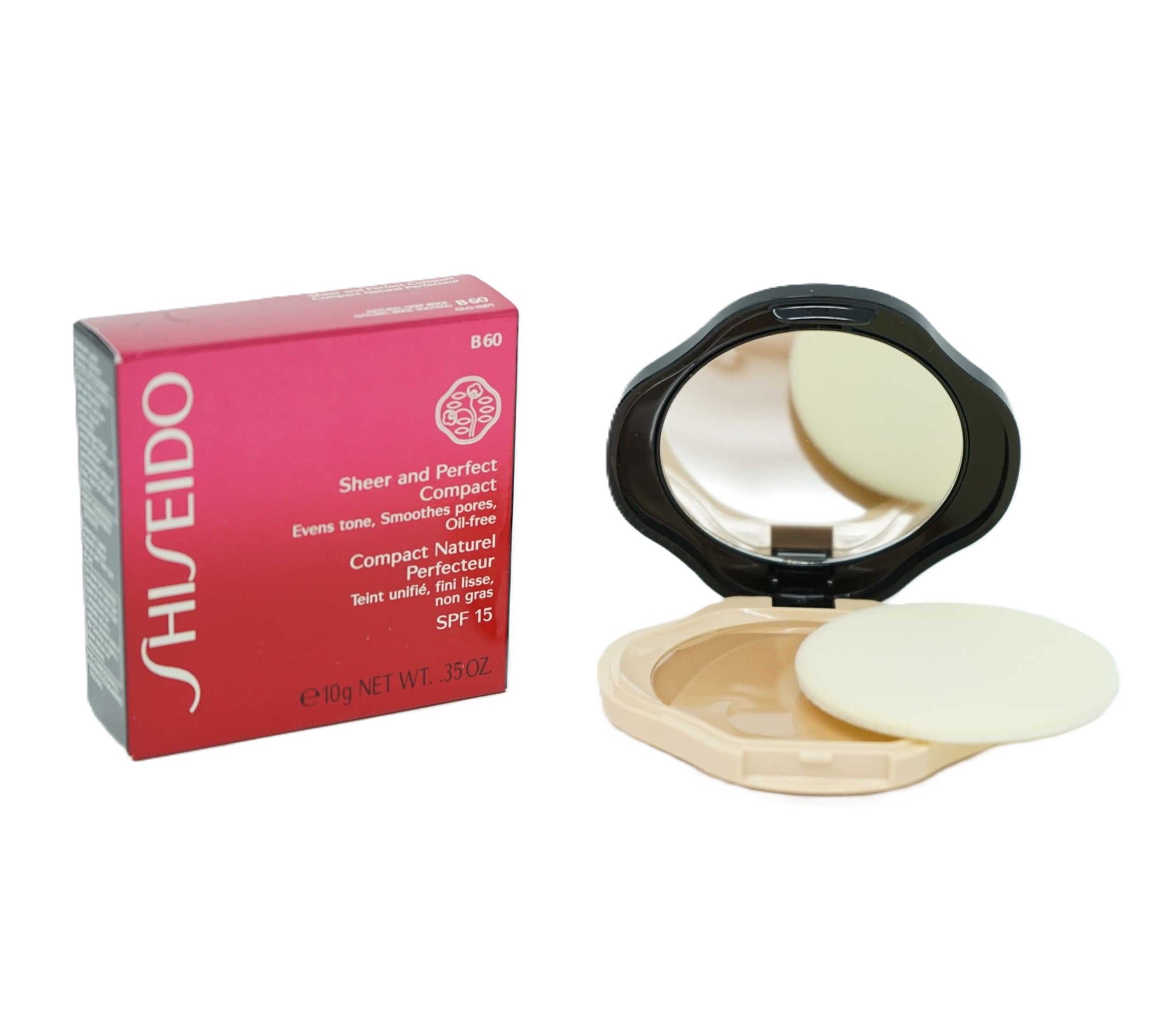 Shiseido SPF15 Sheer and Perfect Compact B60 natural DeepBeige