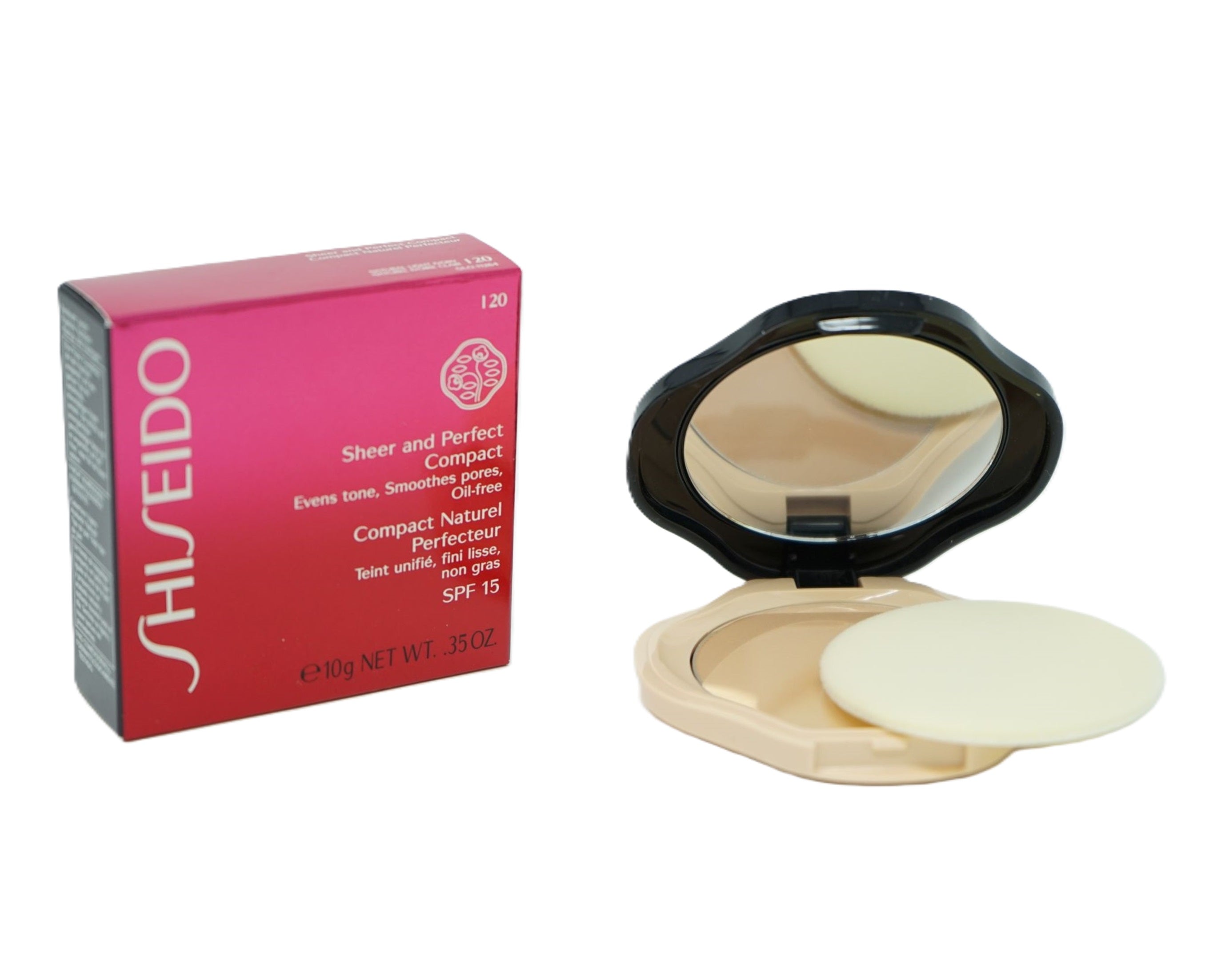 Shiseido SPF15 Sheer and Perfect Compact I20 Natural Light Beige