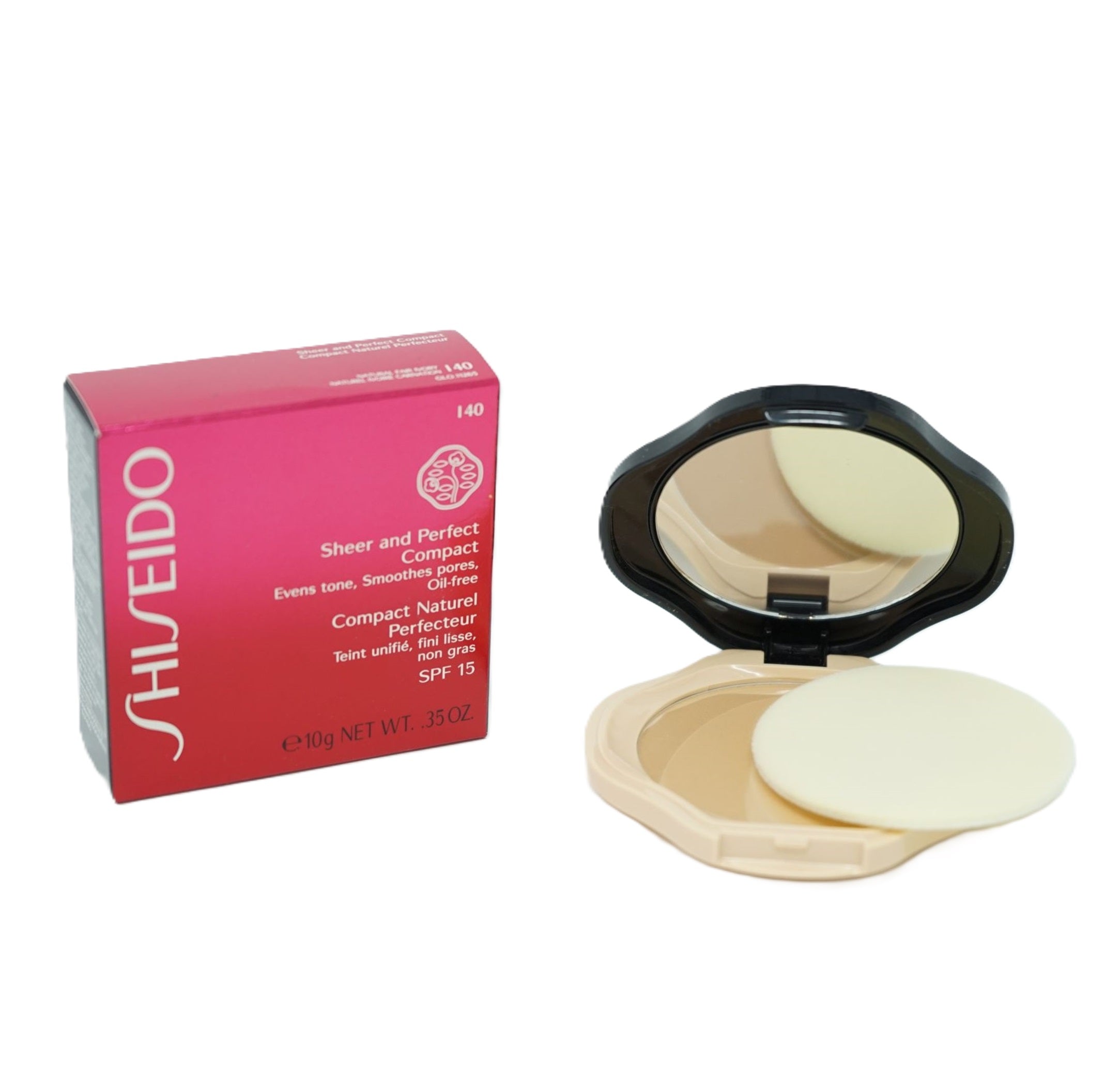 Shiseido SPF15 Sheer and Perfect Compact I40 Natural Fair Ivory