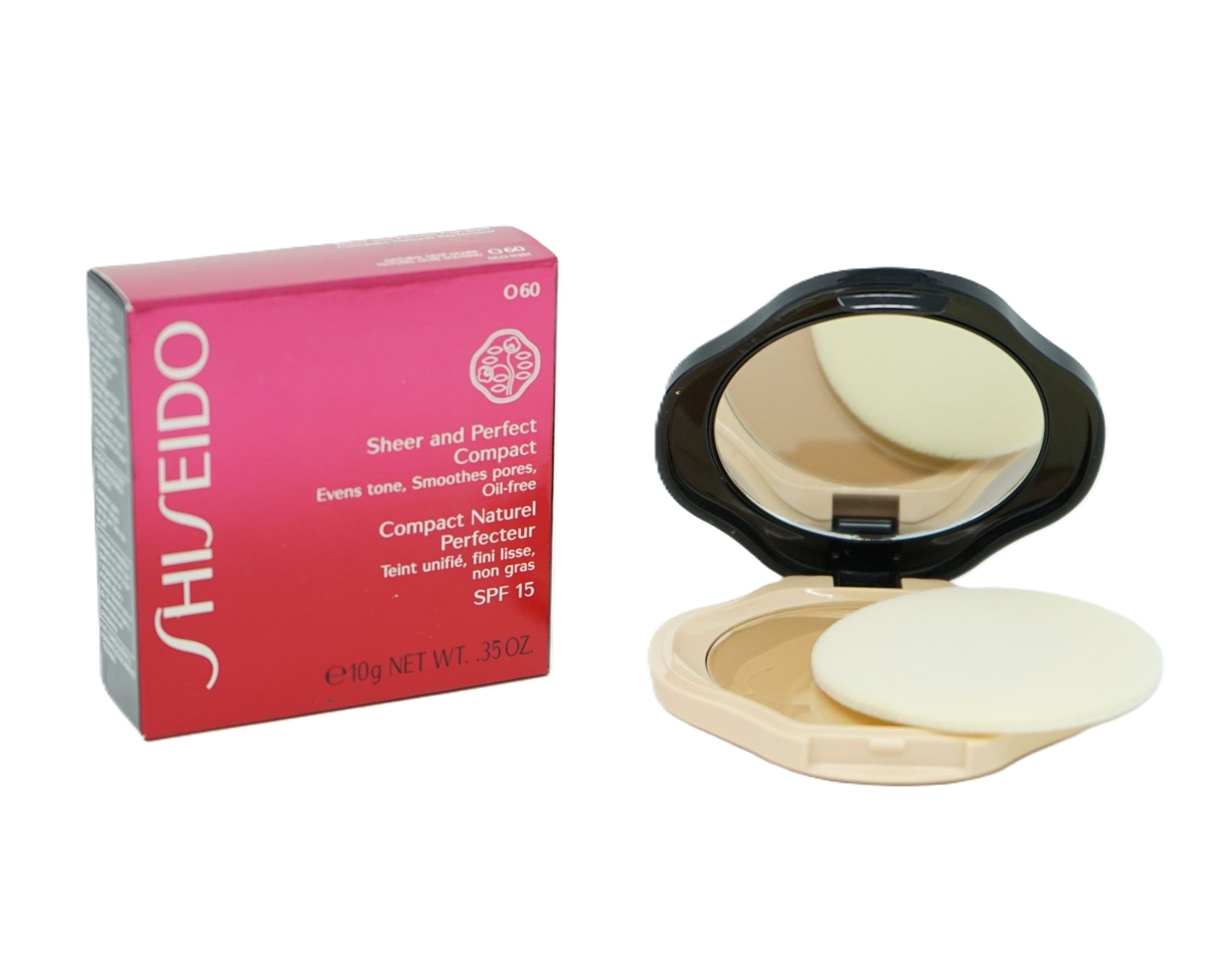 Shiseido SPF15 Sheer and Perfect Compact O60 Natural Deep Ochre