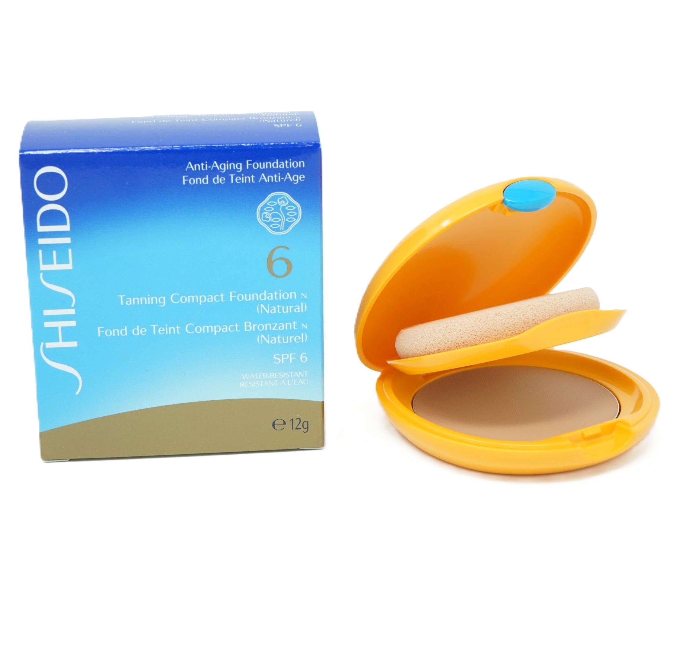 Shiseido SPF6 Tanning Compact Foundation Natural 12 g