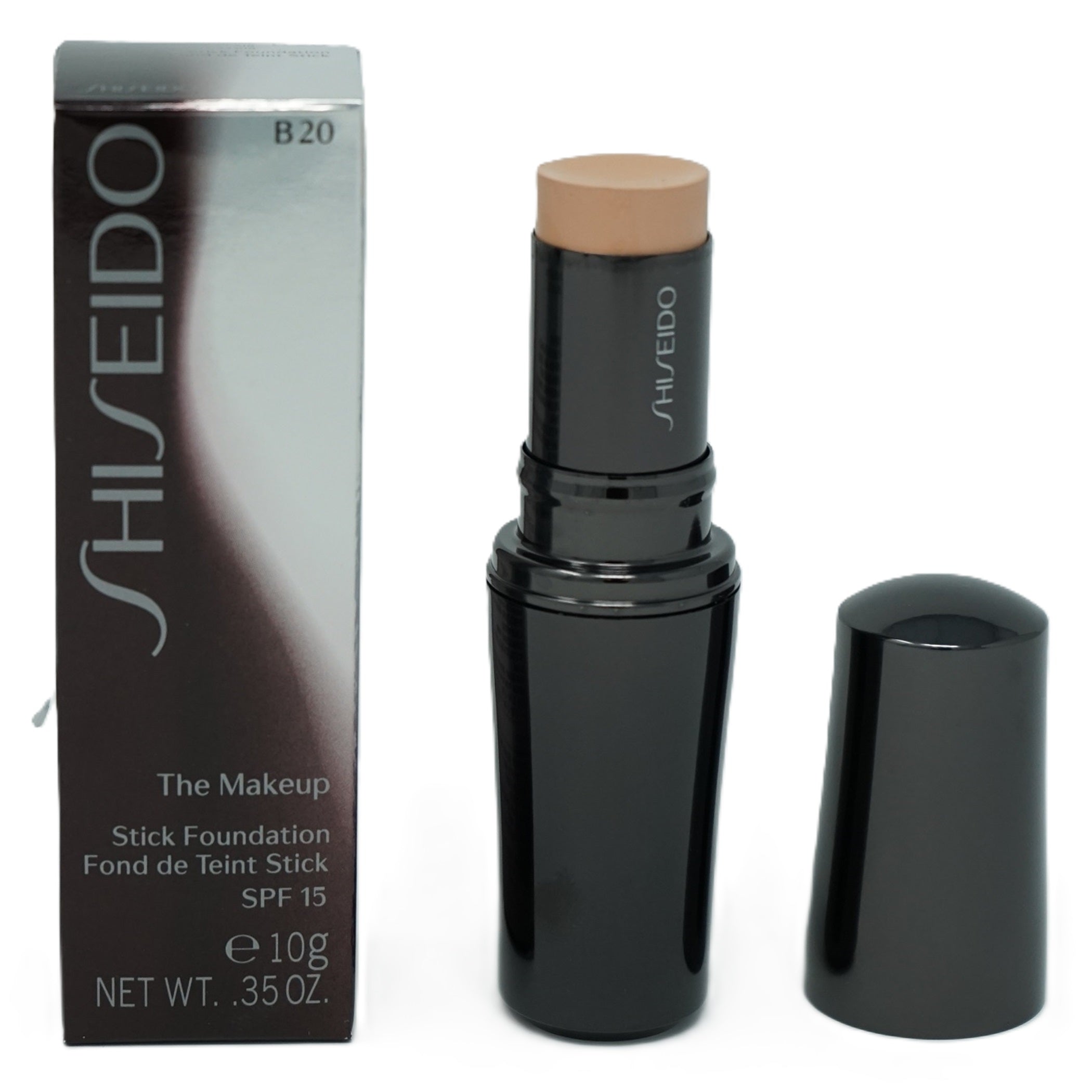 Shiseido The Makeup Stick Foundation control colour Abdeckstift 10 g, B20 Natural Light Beige