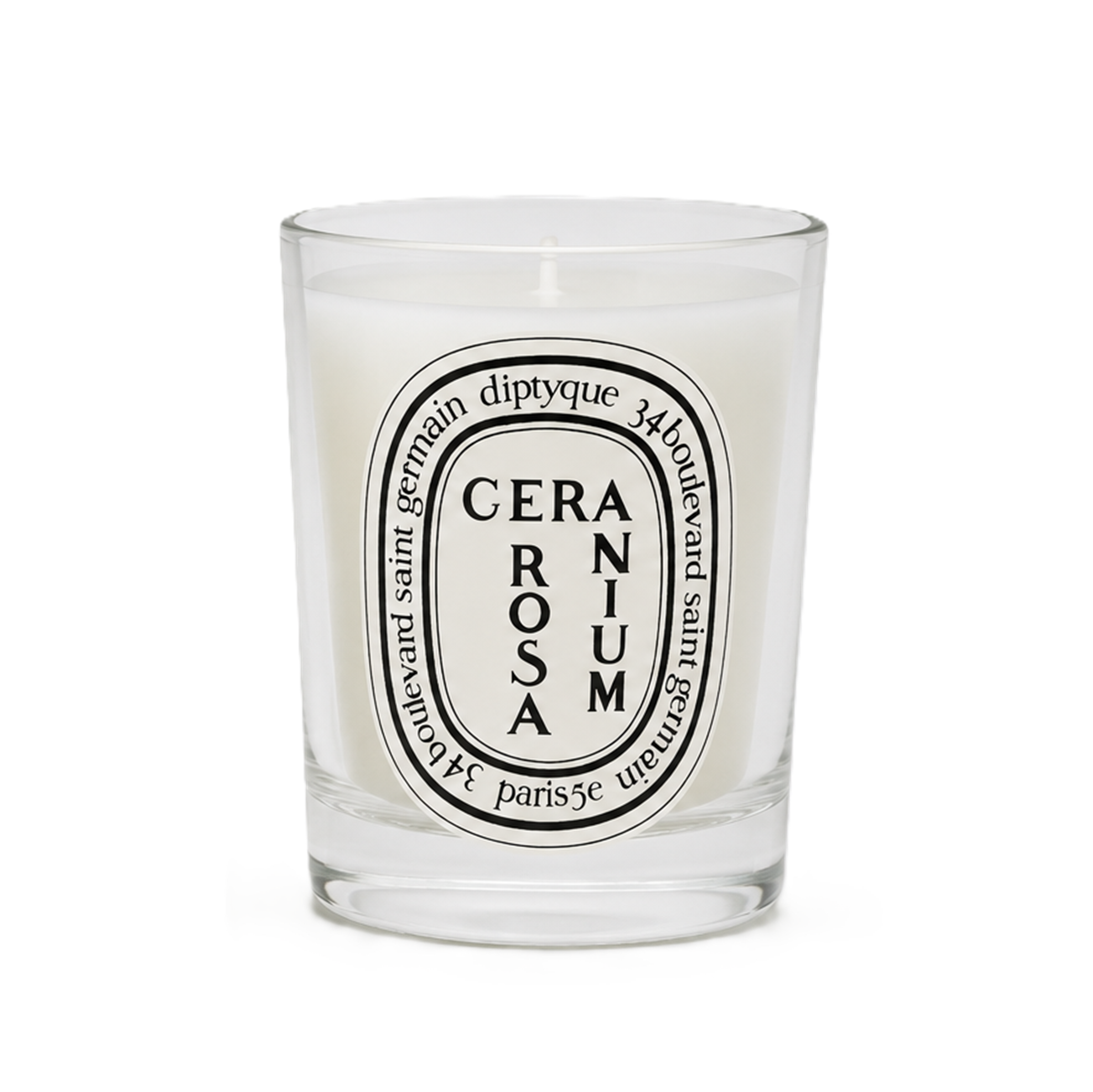 Diptyque Geranium Rosa bougie parfumee scented Kerze 190g