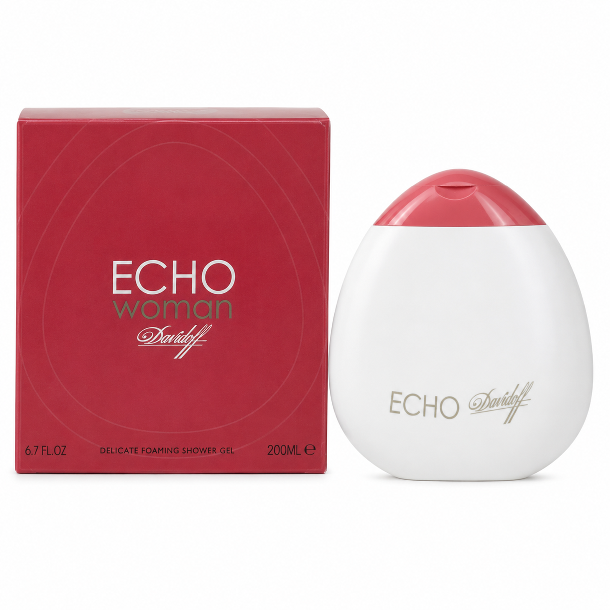 Davidoff Echo Woman Delicate Foaming Shower Gel 200 ml