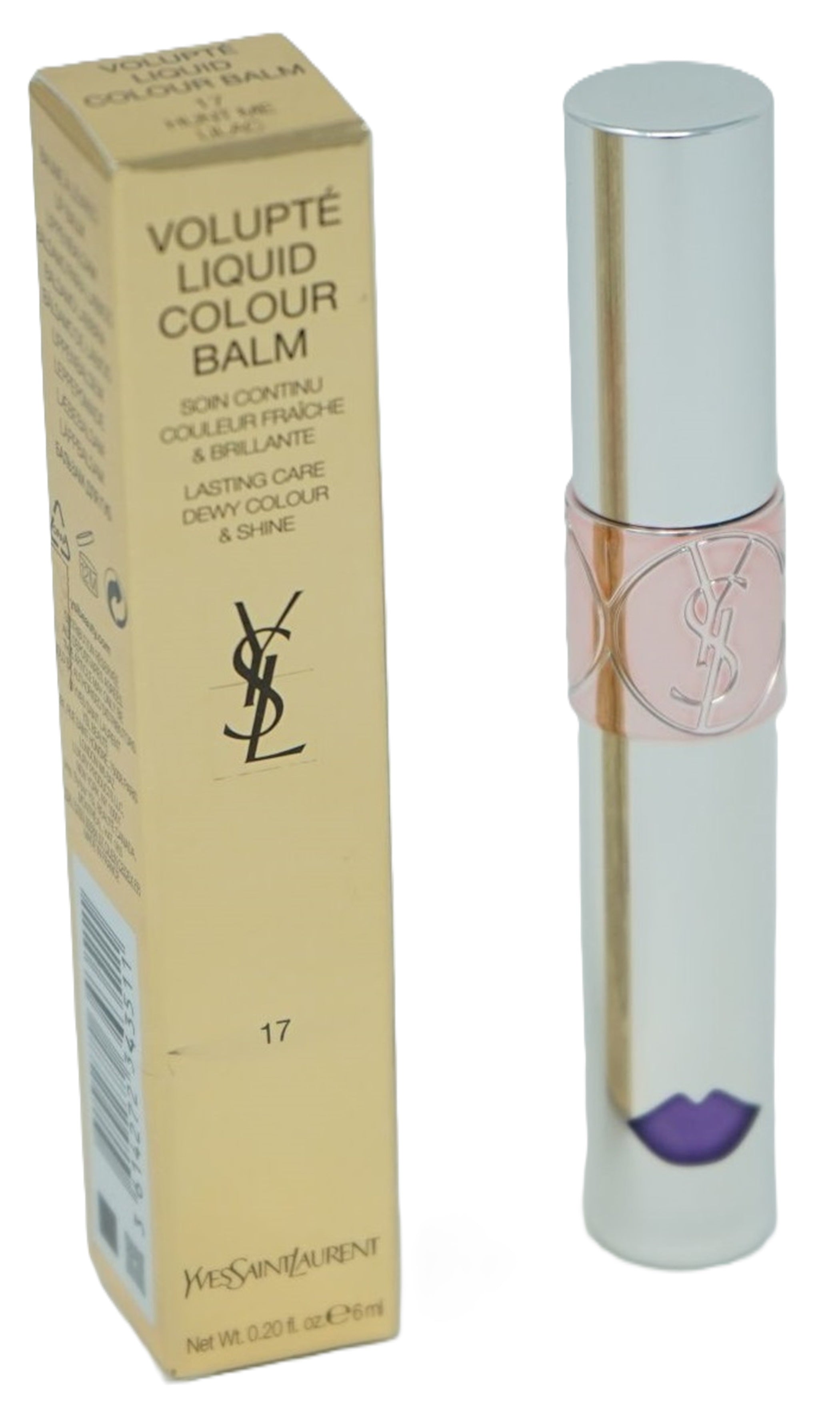 Yves Saint Laurent  15ml Volupte Liquid Colour Balm 17 Hunt Me Lilac
