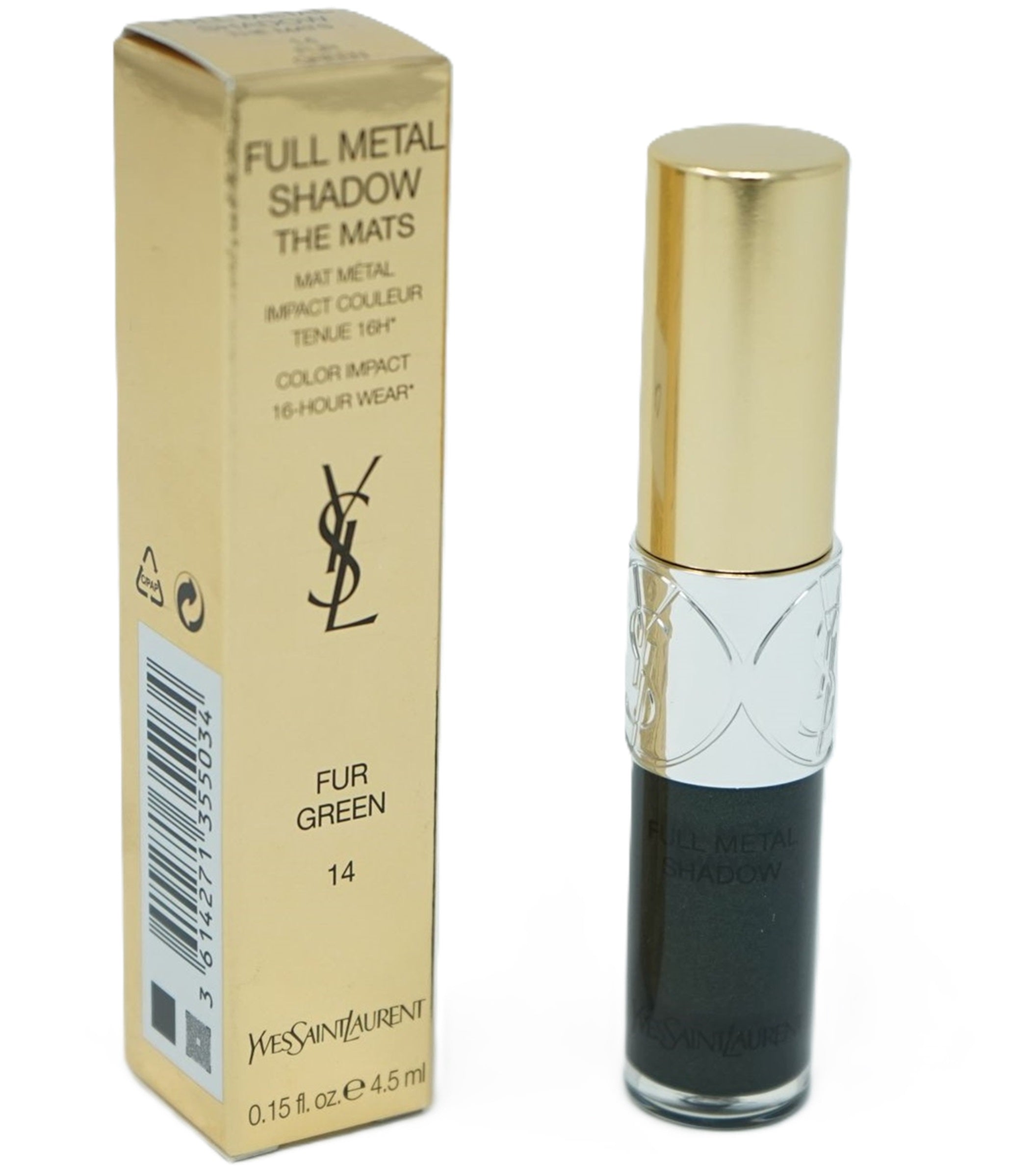 Yves saint Laurent Full Metal Shadow Lipgloss The Mats 14 Fur Green