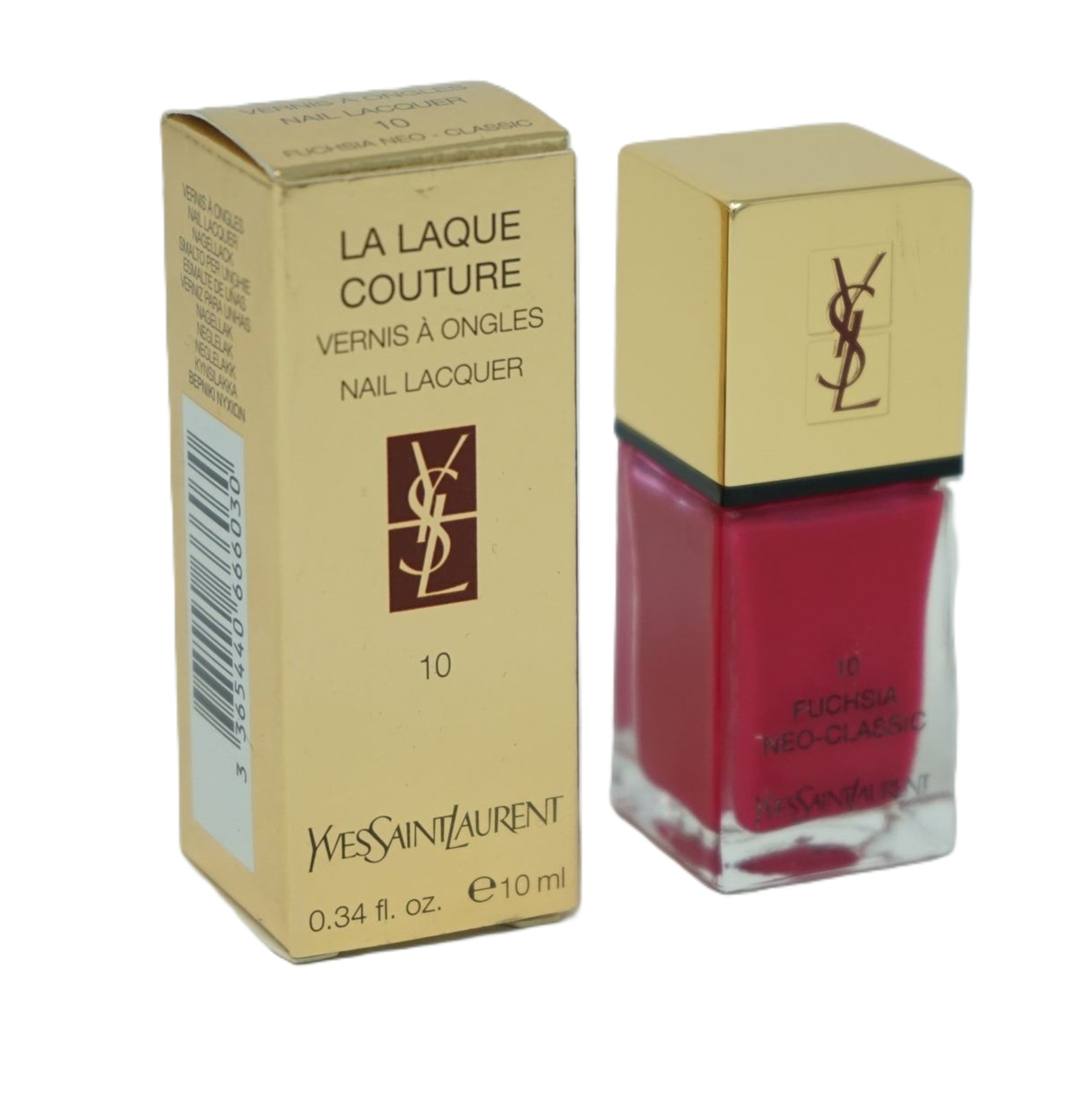 Yves Saint Laurent La Laque Couture 10 Fuchsia Neo 10ml Nagellack